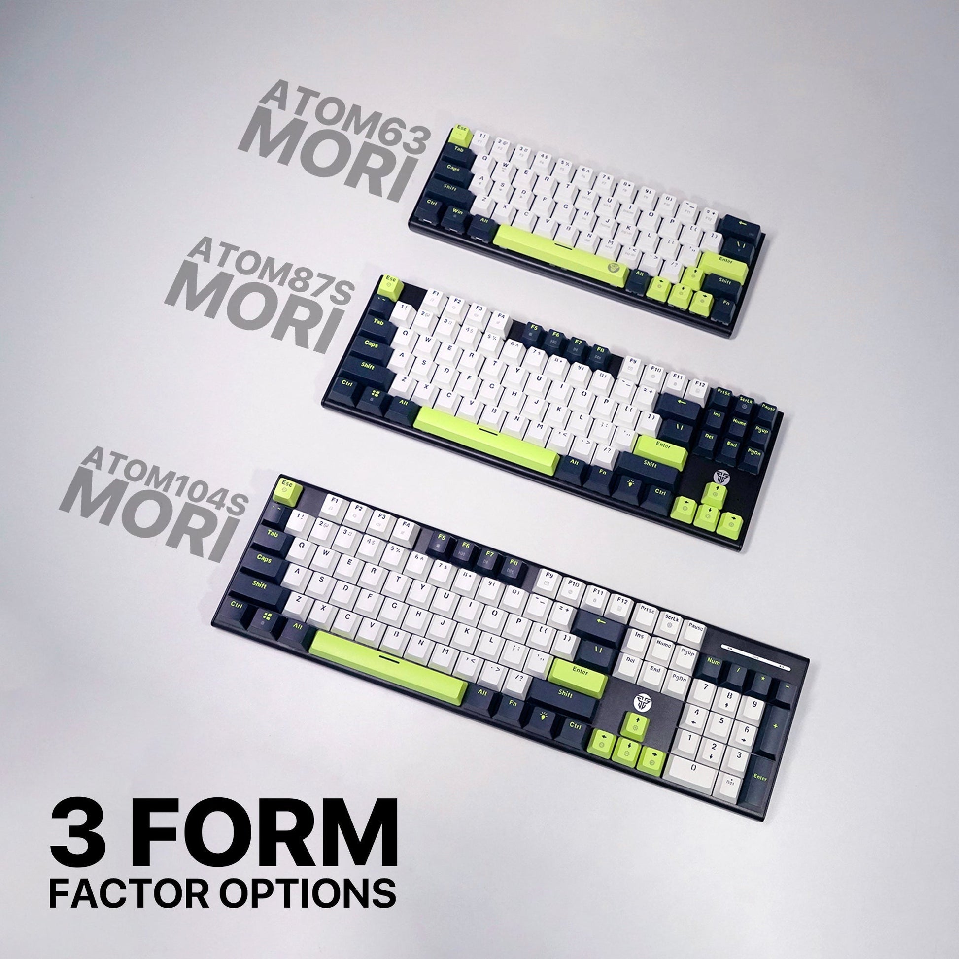 FANTECH ATOM87S MK877S MECHANICAL GAMING KEYBOARD MORI EDITION WHITE Keyboard