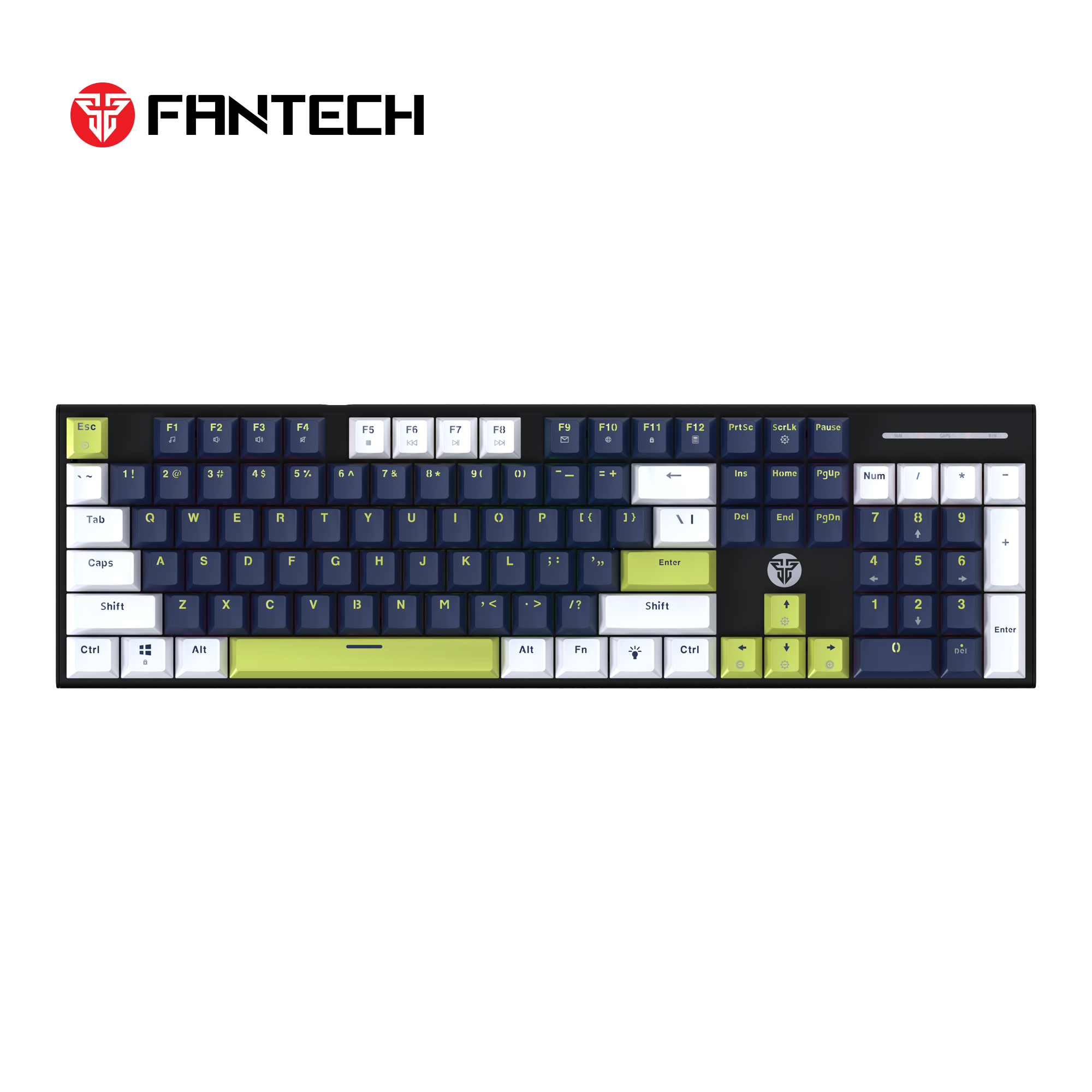 FANTECH ATOM104S MK878S MECHANICAL GAMING KEYBOARD MORI EDITION BLACK Keyboard