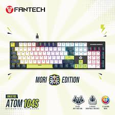FANTECH ATOM104S MK878S MECHANICAL GAMING KEYBOARD MORI EDITION WHITE Keyboard