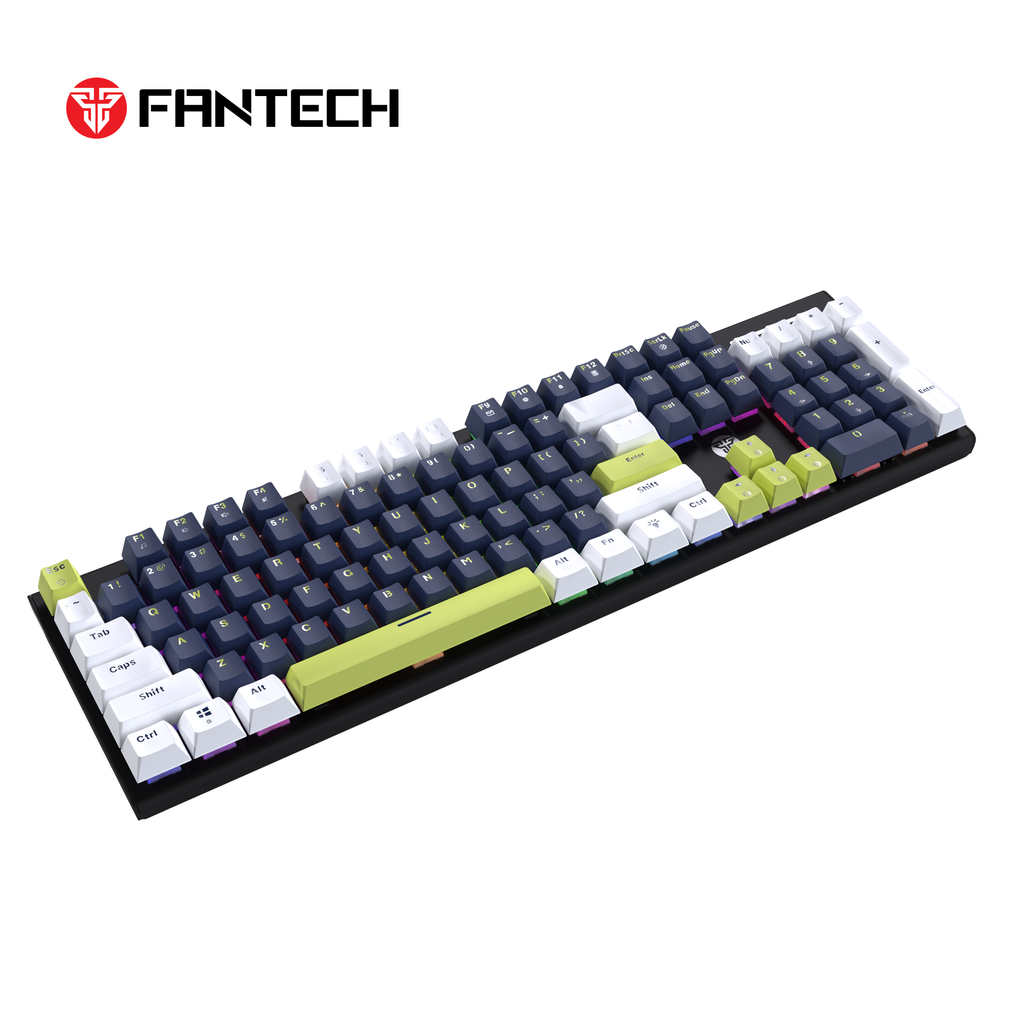 FANTECH ATOM104S MK878S MECHANICAL GAMING KEYBOARD MORI EDITION WHITE Keyboard