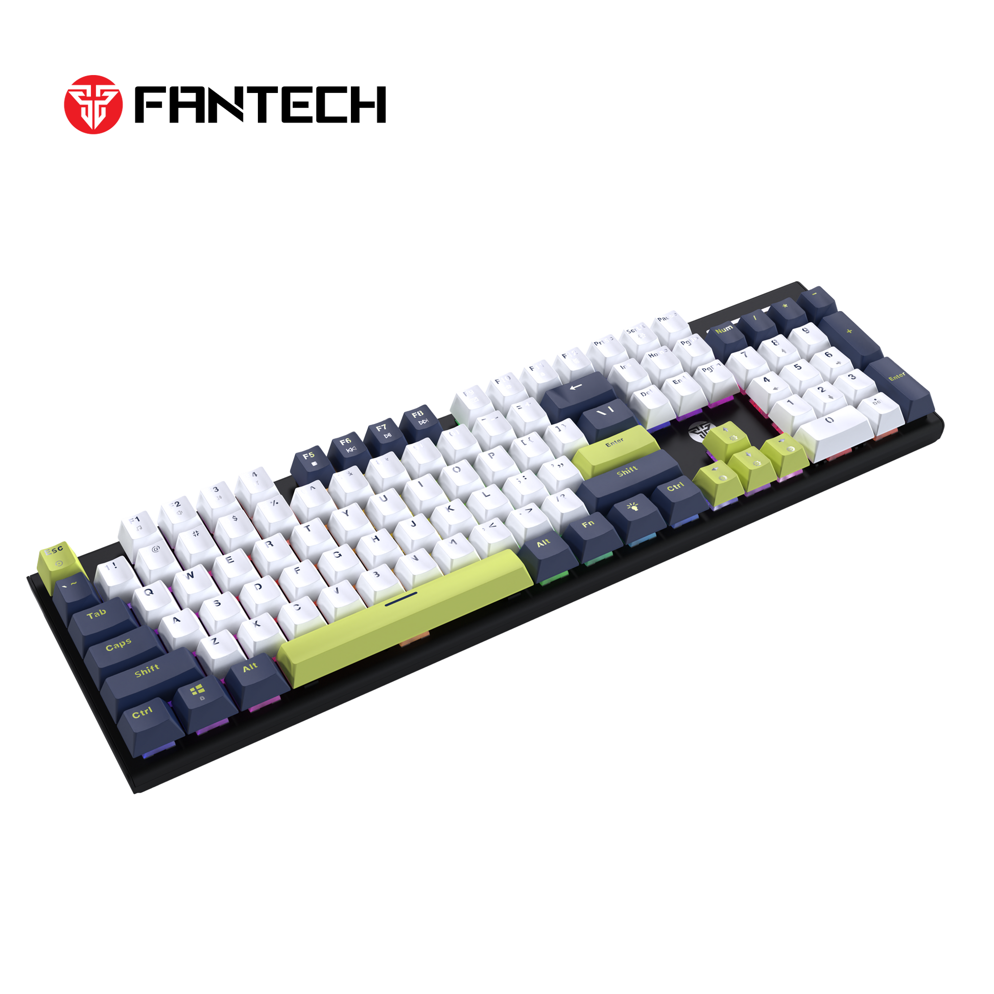 FANTECH ATOM104S MK878S MECHANICAL GAMING KEYBOARD MORI EDITION WHITE Keyboard