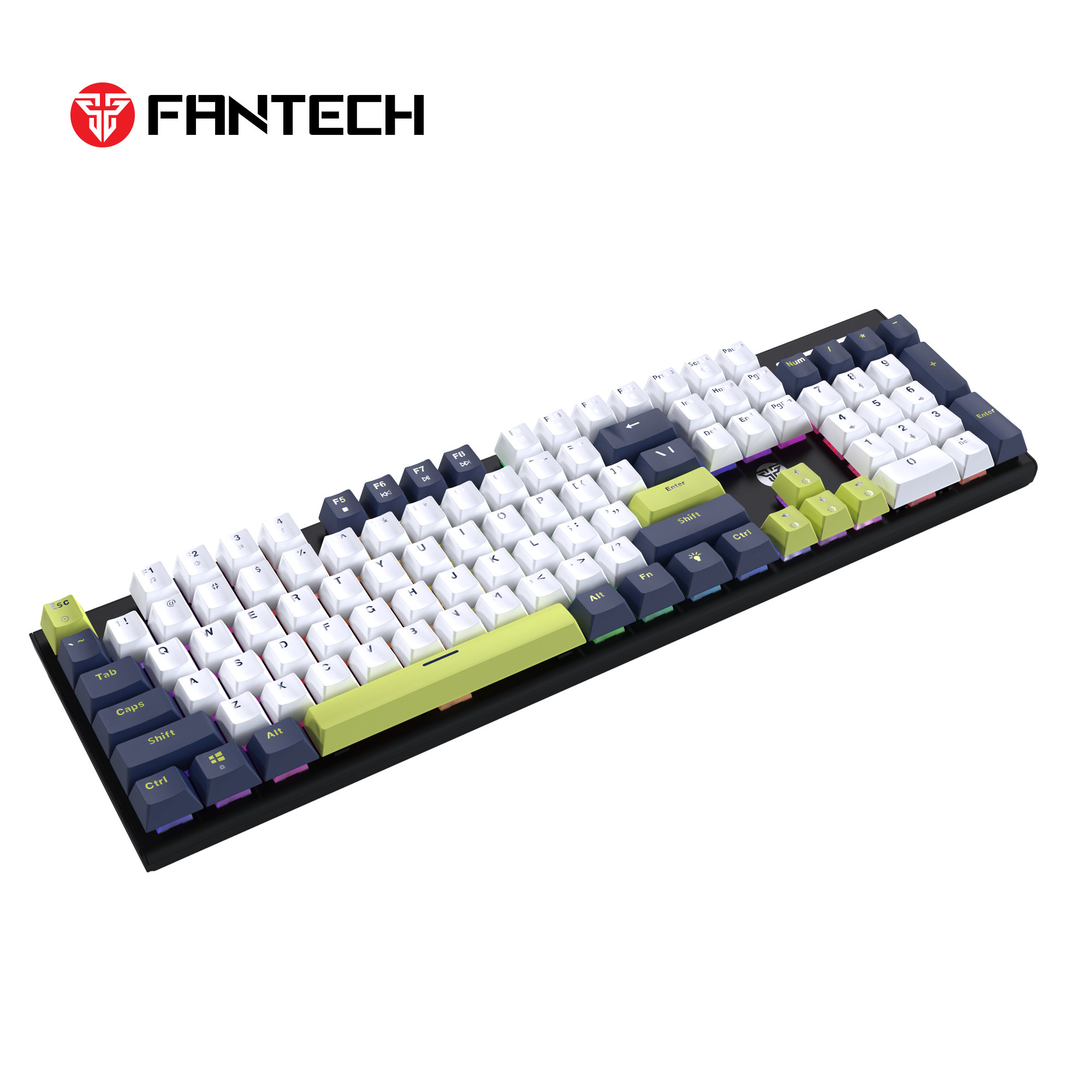 FANTECH ATOM104S MK878S MECHANICAL GAMING KEYBOARD MORI EDITION WHITE Keyboard
