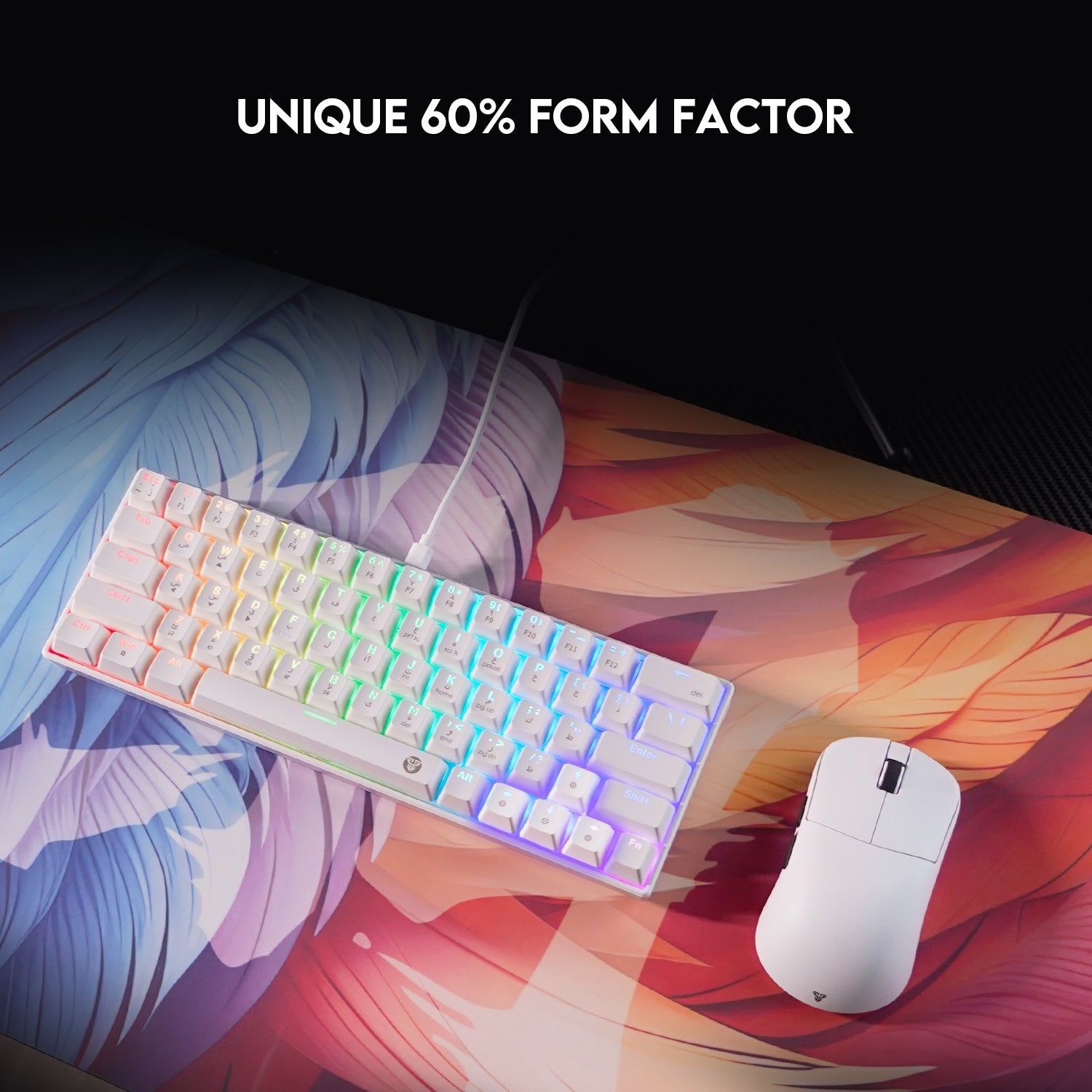 Fantech Atom63 MK859 Mechanical Gaming Keyboard Arabic/English Keyboard