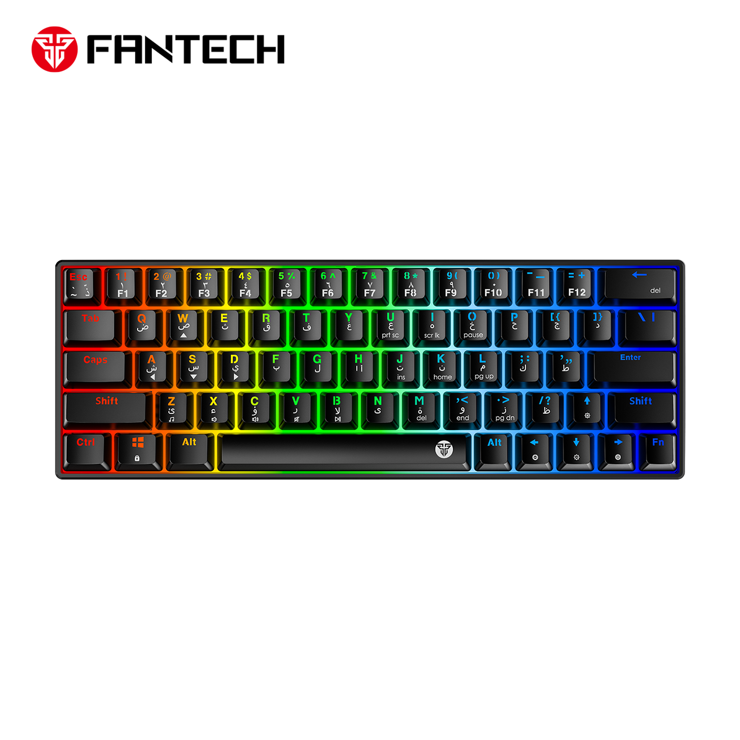 Fantech Atom63 MK859c Mechanical Gaming Keyboard & Mouse Arabic/English Bundle