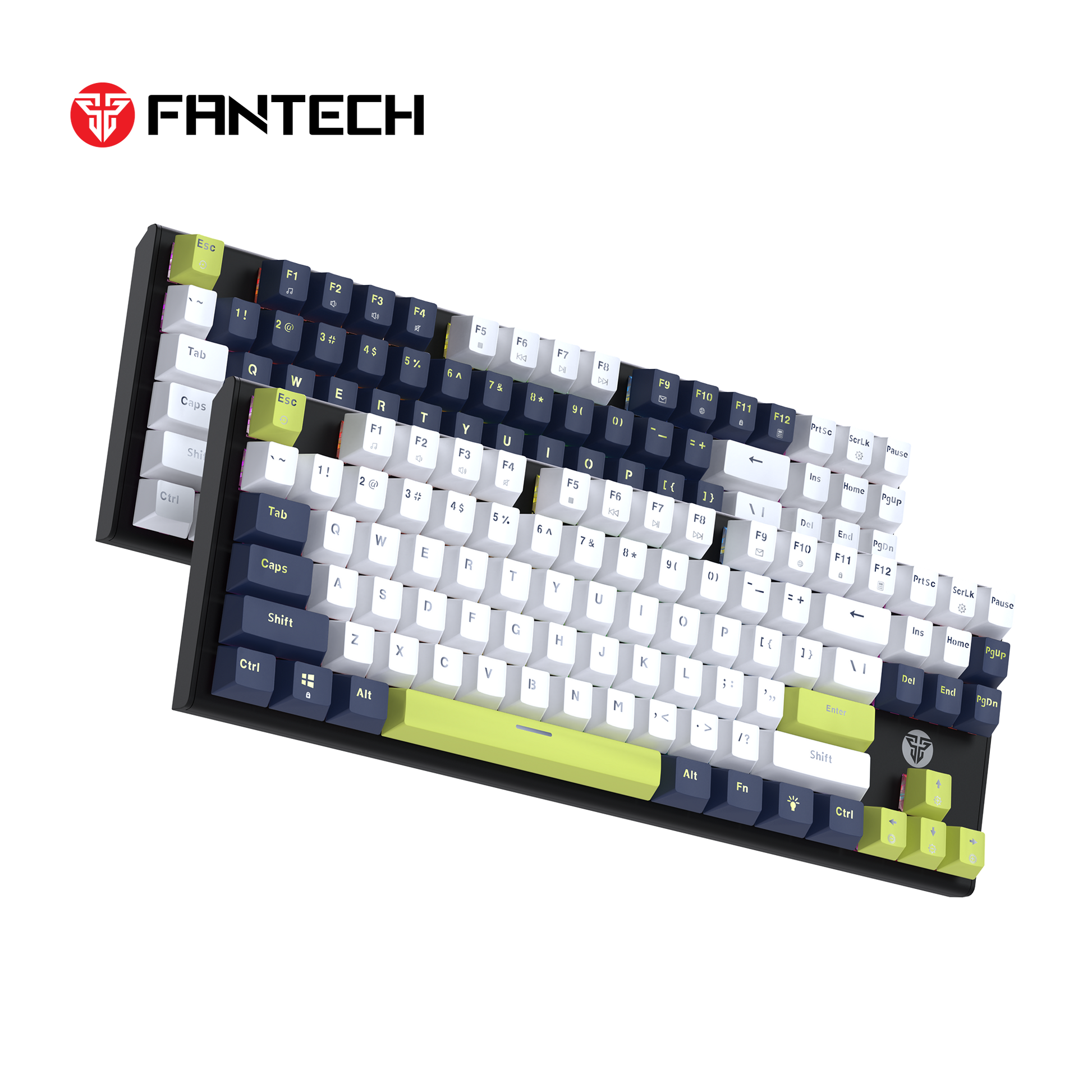 FANTECH ATOM87S MK877S MECHANICAL GAMING KEYBOARD MORI EDITION WHITE Keyboard