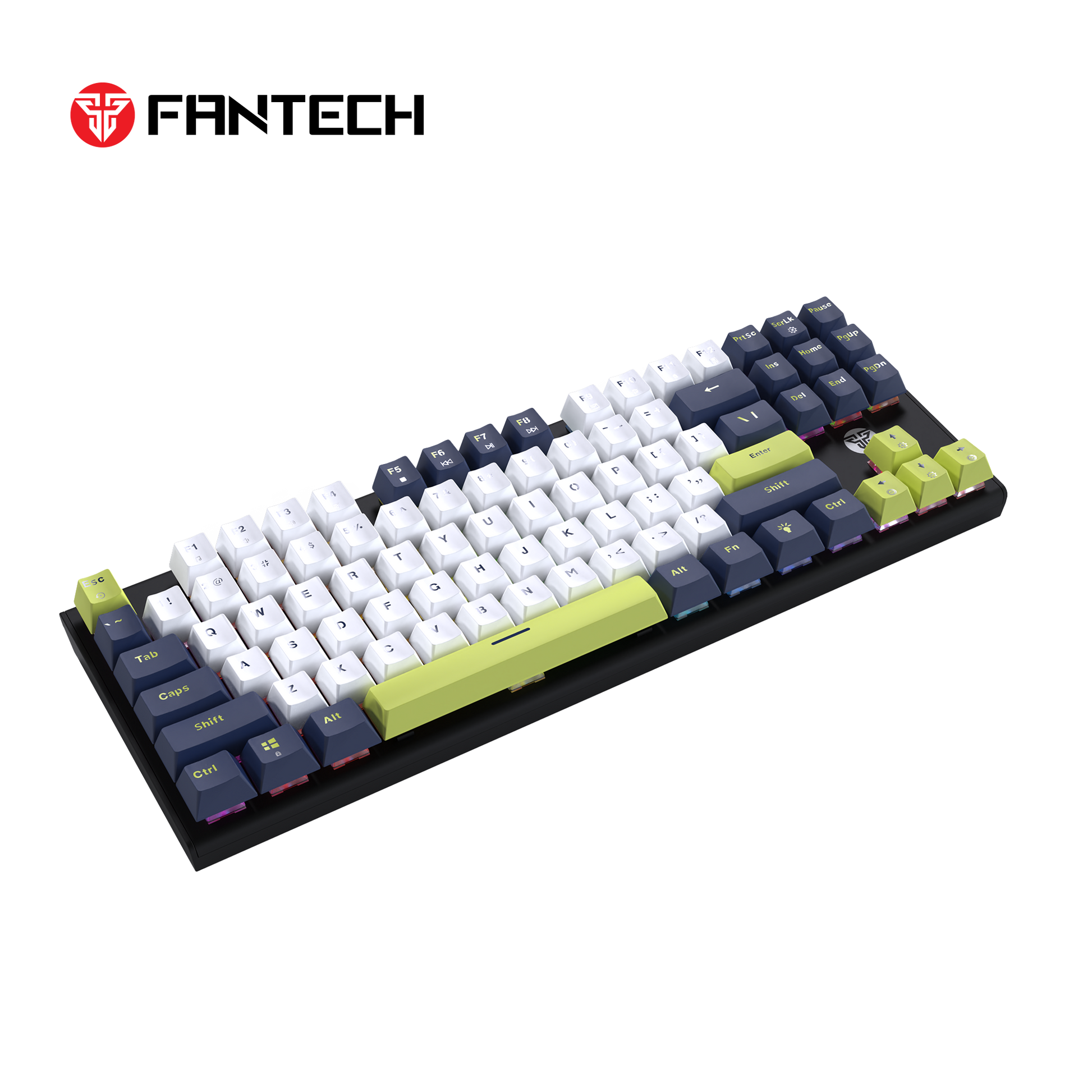 FANTECH ATOM87S MK877S MECHANICAL GAMING KEYBOARD MORI EDITION WHITE Keyboard