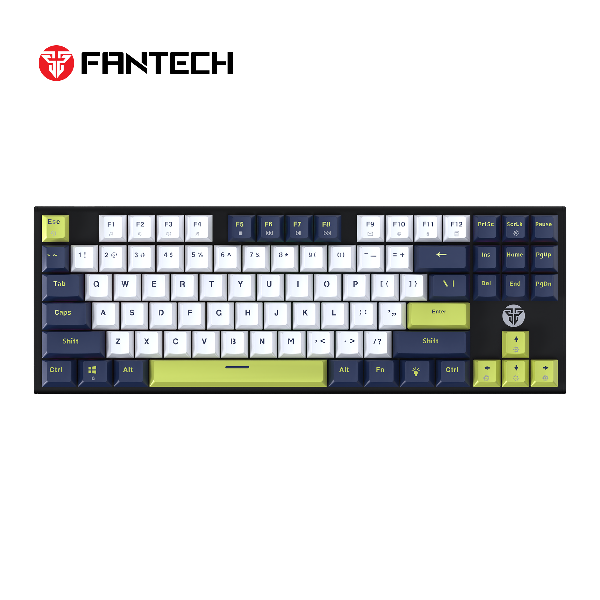 FANTECH ATOM87S MK877S MECHANICAL GAMING KEYBOARD MORI EDITION WHITE Keyboard