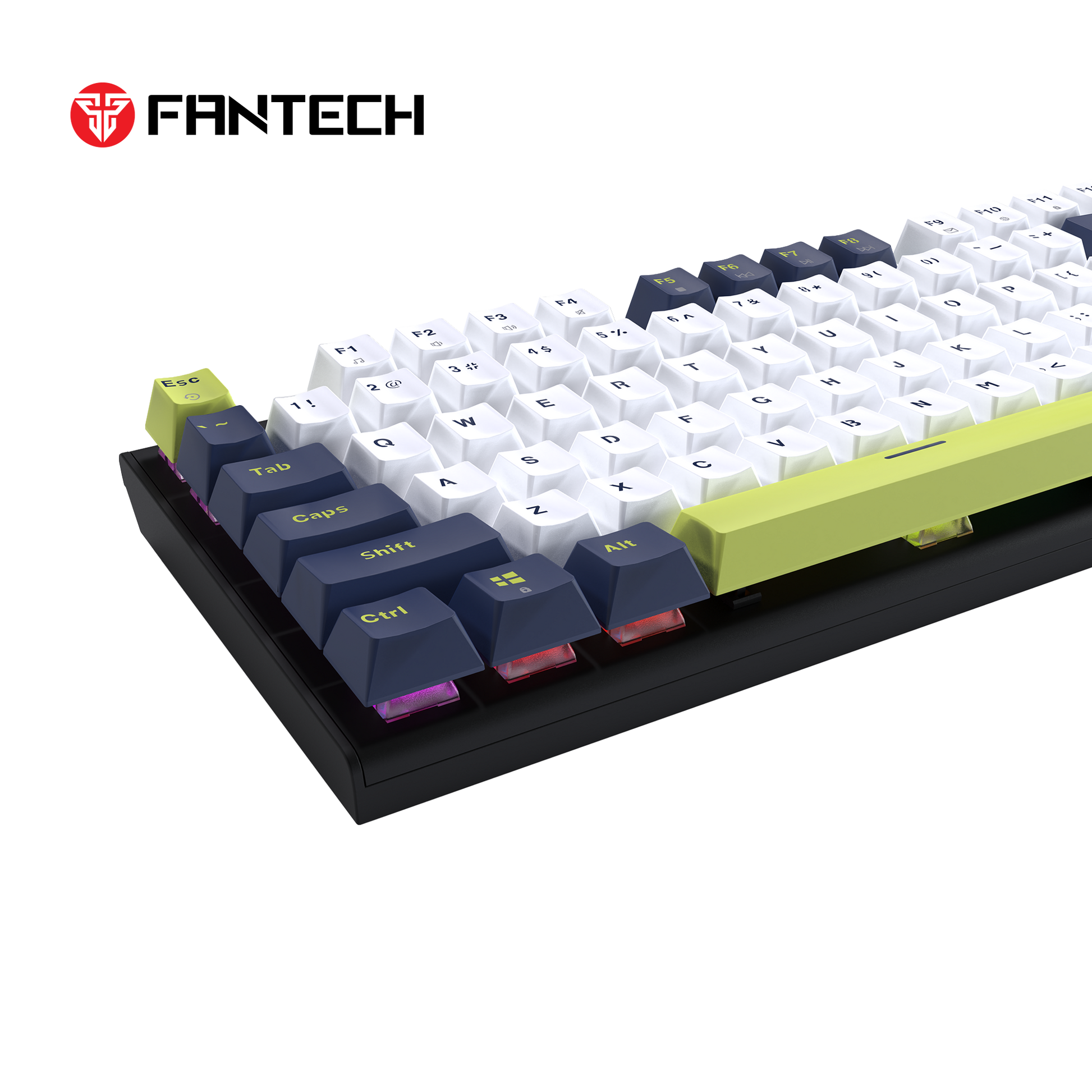 FANTECH ATOM87S MK877S MECHANICAL GAMING KEYBOARD MORI EDITION WHITE Keyboard