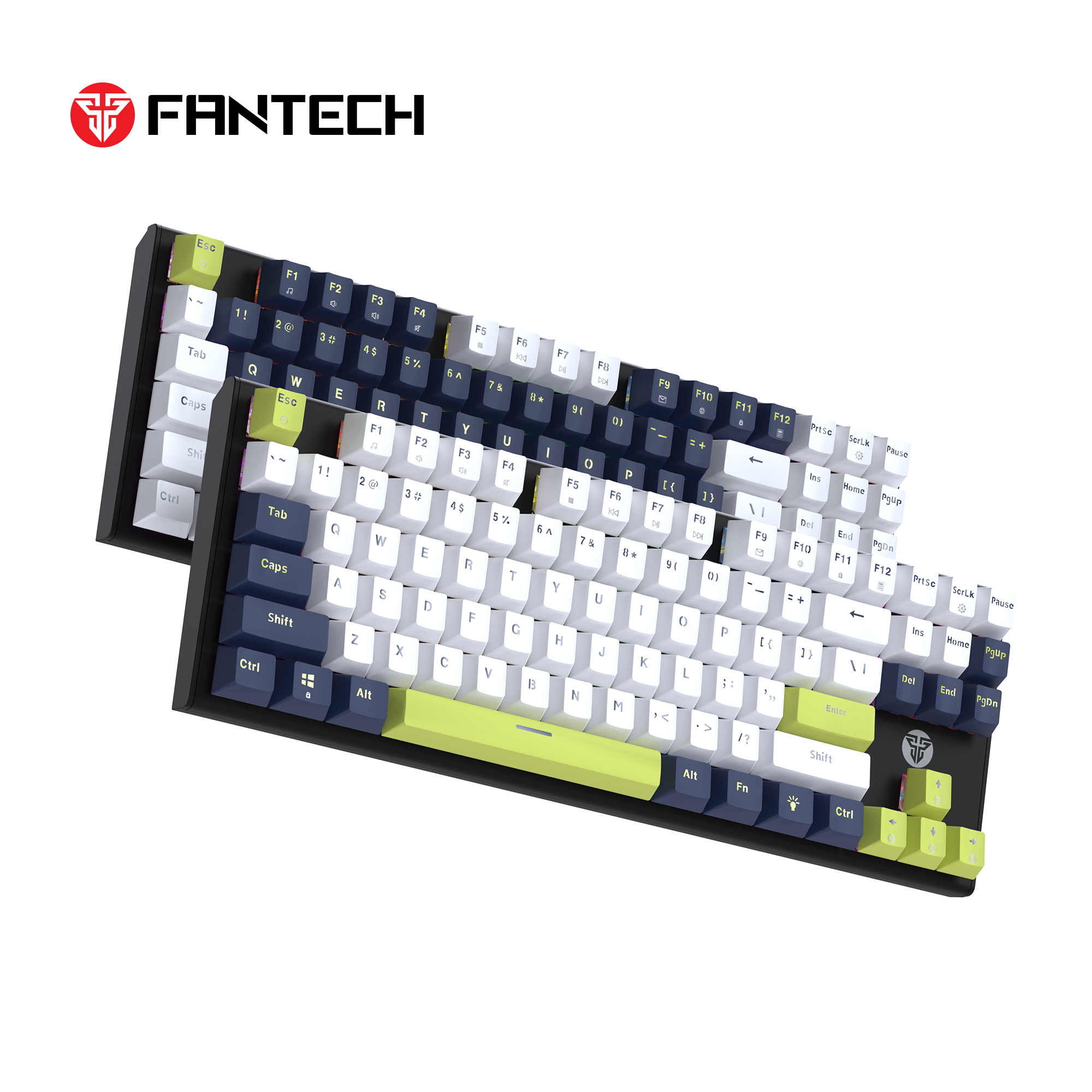 FANTECH ATOM87S MK877S MECHANICAL GAMING KEYBOARD MORI EDITION WHITE Keyboard