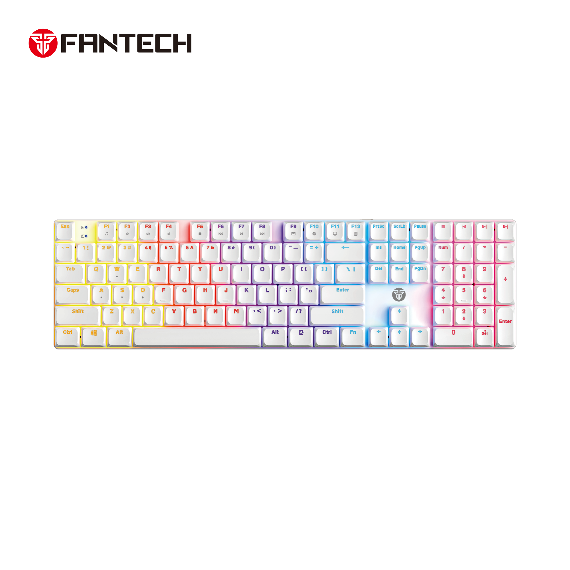 FANTECH ATOMAIR108 MK314 MECHANICAL KEYBOARD LOW PROFILE WHITE Keyboard