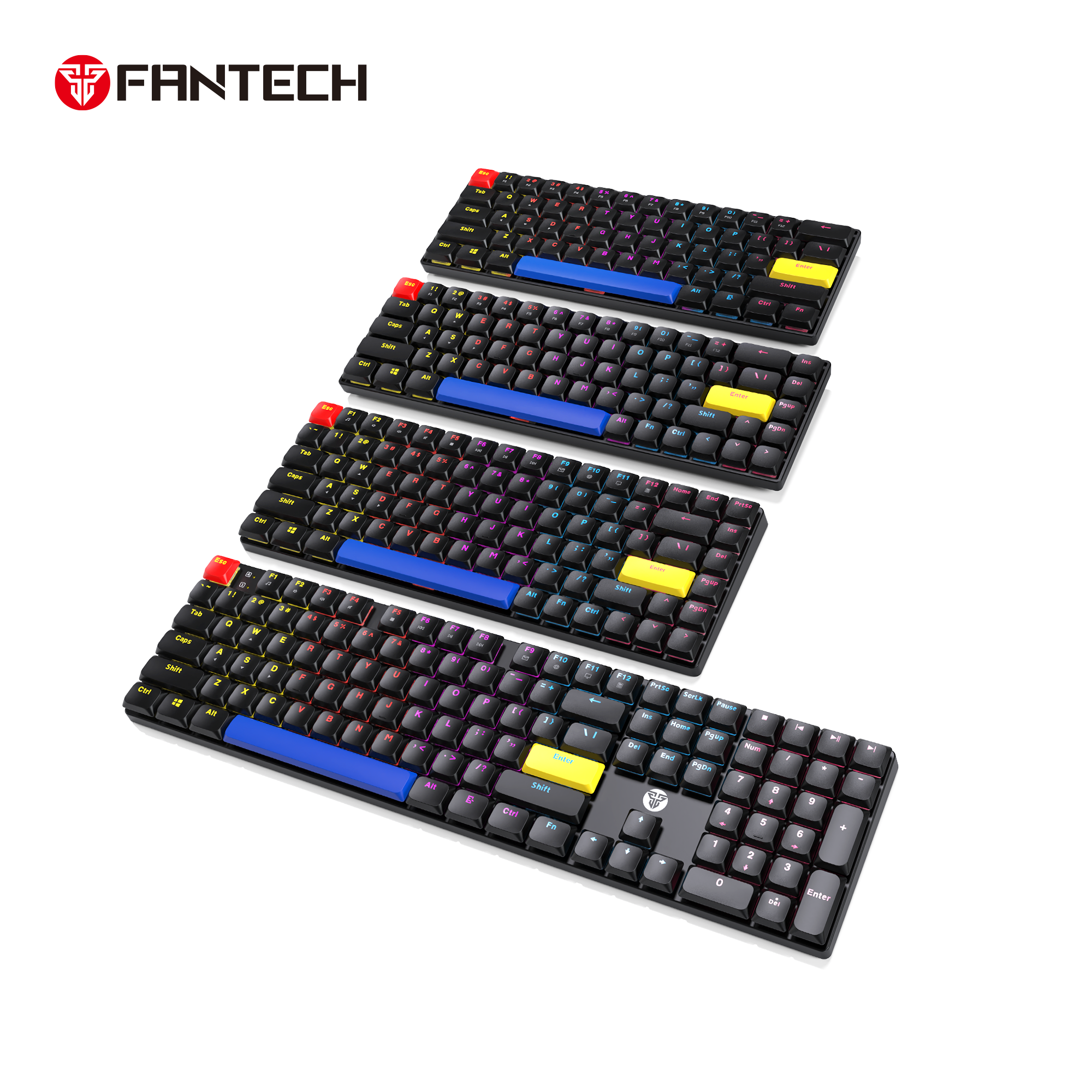FANTECH ATOMAIR61 MK311 MECHANICAL KEYBOARD LOW PROFILE Keyboard