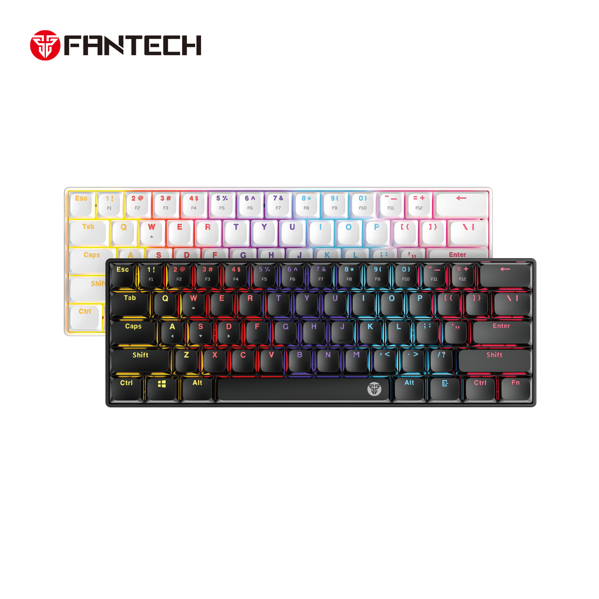 FANTECH ATOMAIR61 MK311 MECHANICAL KEYBOARD LOW PROFILE WHITE Keyboard