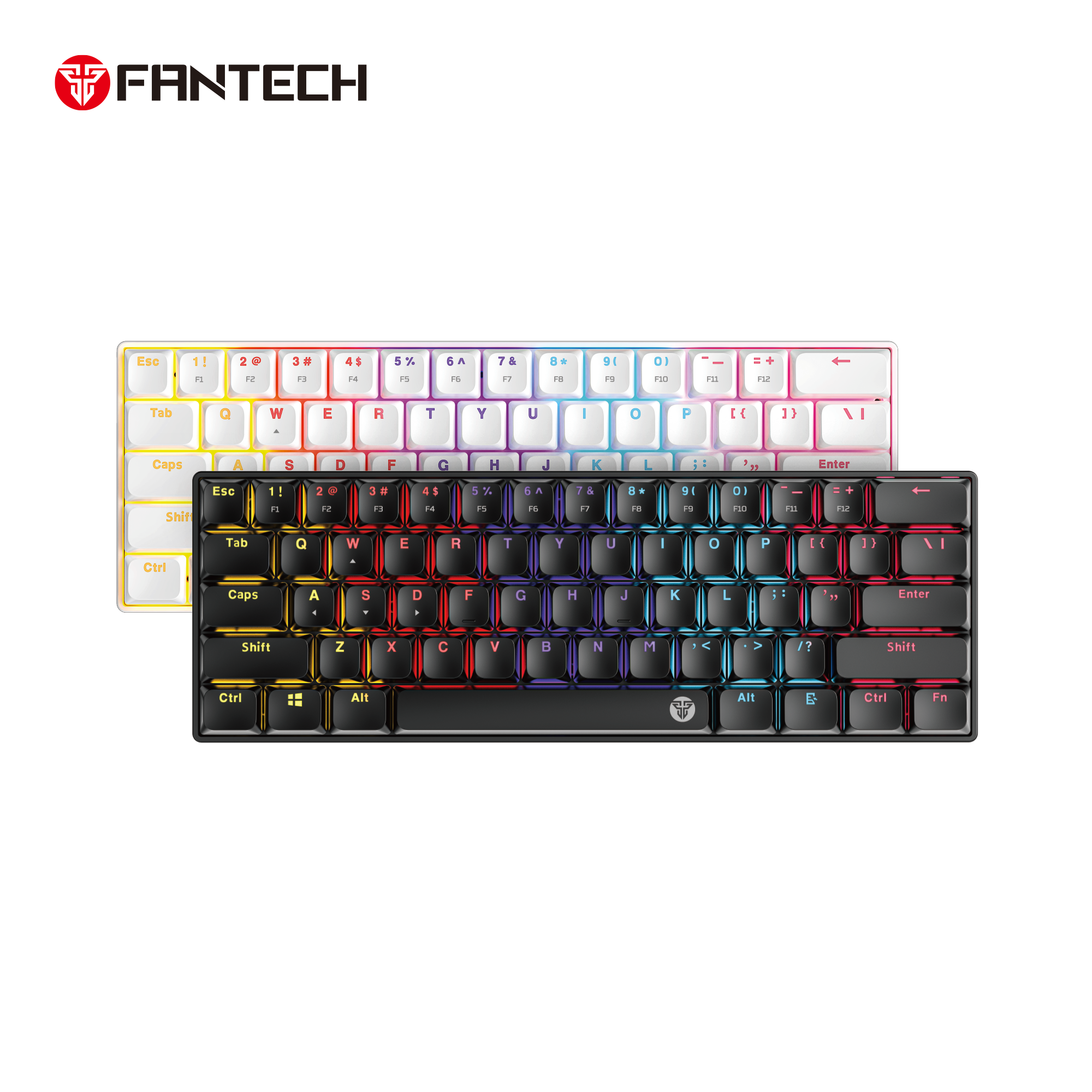 FANTECH ATOMAIR61 MK311 MECHANICAL KEYBOARD LOW PROFILE WHITE Keyboard