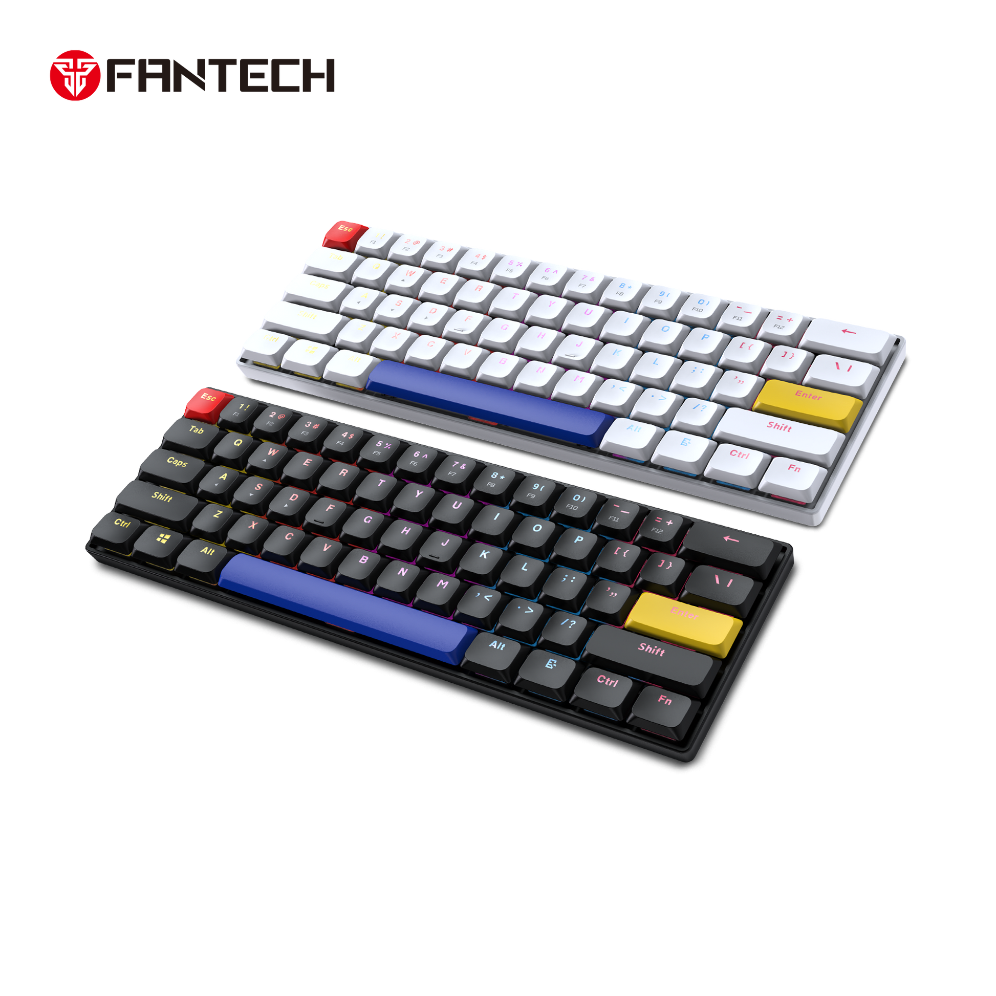 FANTECH ATOMAIR61 MK311 MECHANICAL KEYBOARD LOW PROFILE WHITE Keyboard