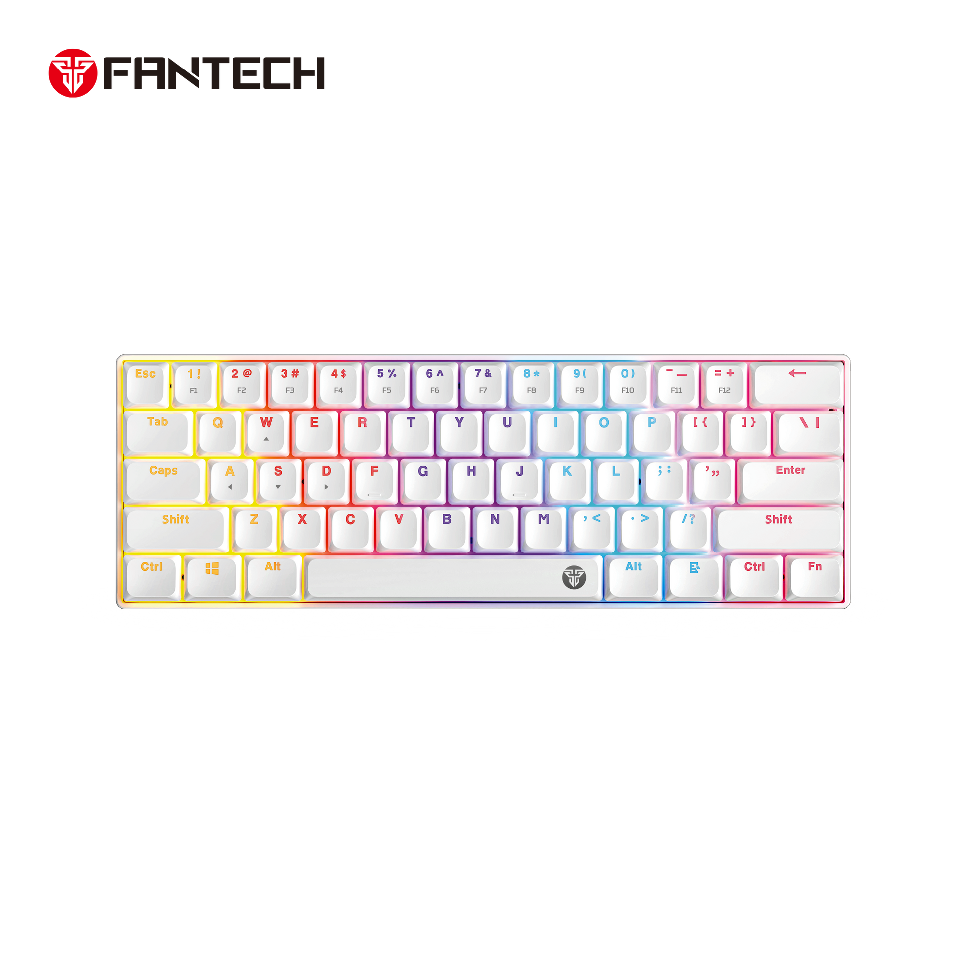 FANTECH ATOMAIR61 MK311 MECHANICAL KEYBOARD LOW PROFILE WHITE Keyboard