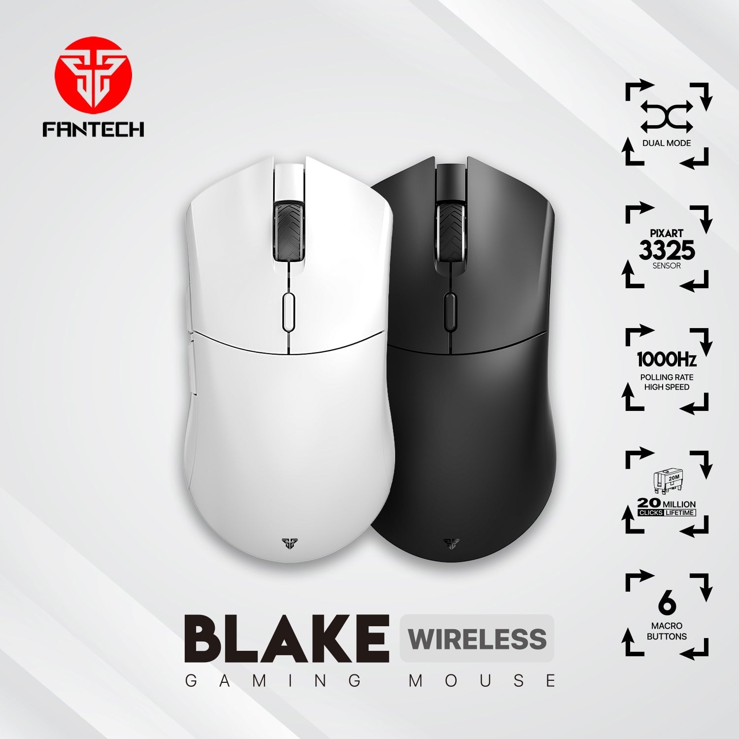 Fantech Blake WGC5 Wireless Gaming Mouse Mouse