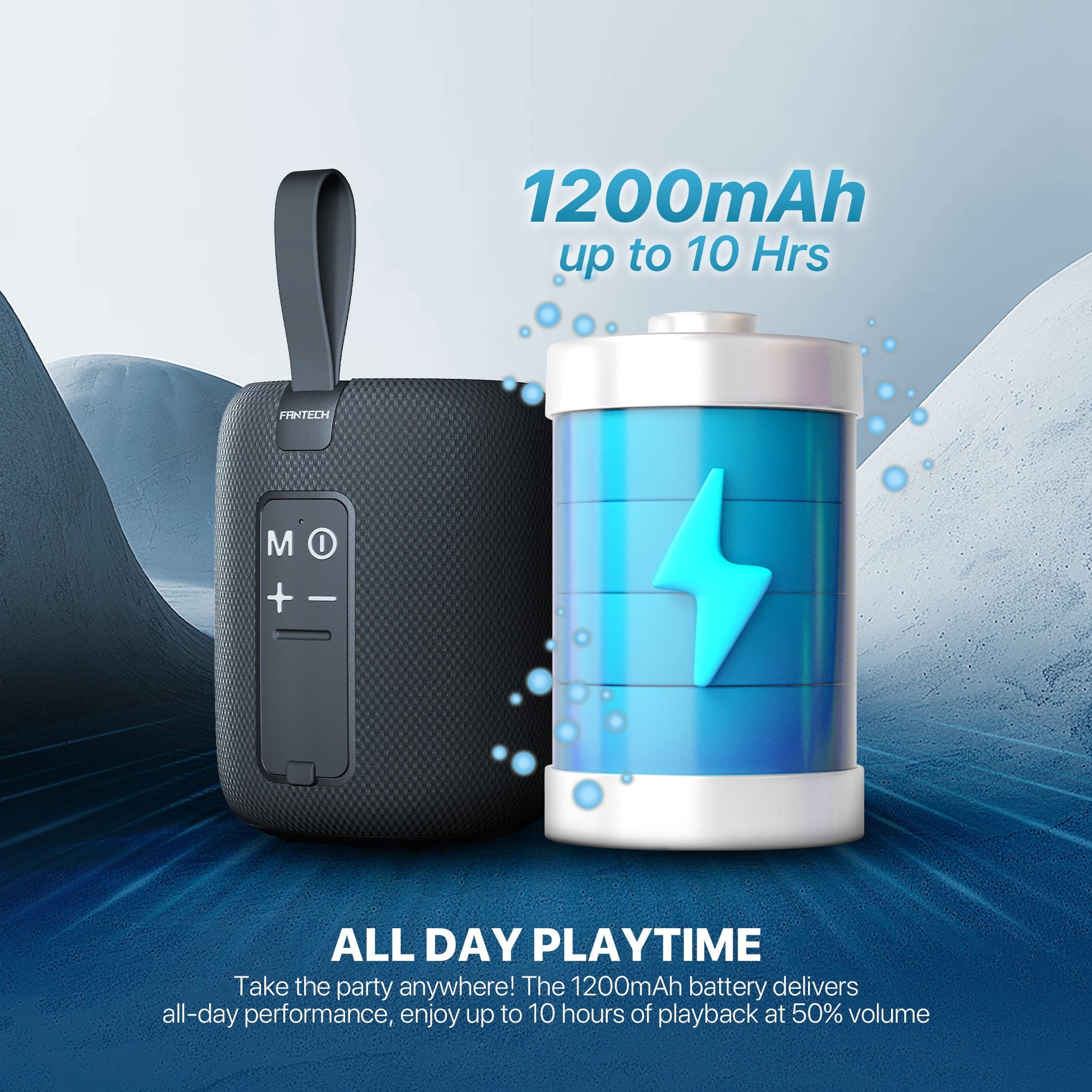 Fantech(bs157)-nerabox 5w Rms Portable Speaker - Black - Audio | Speakers