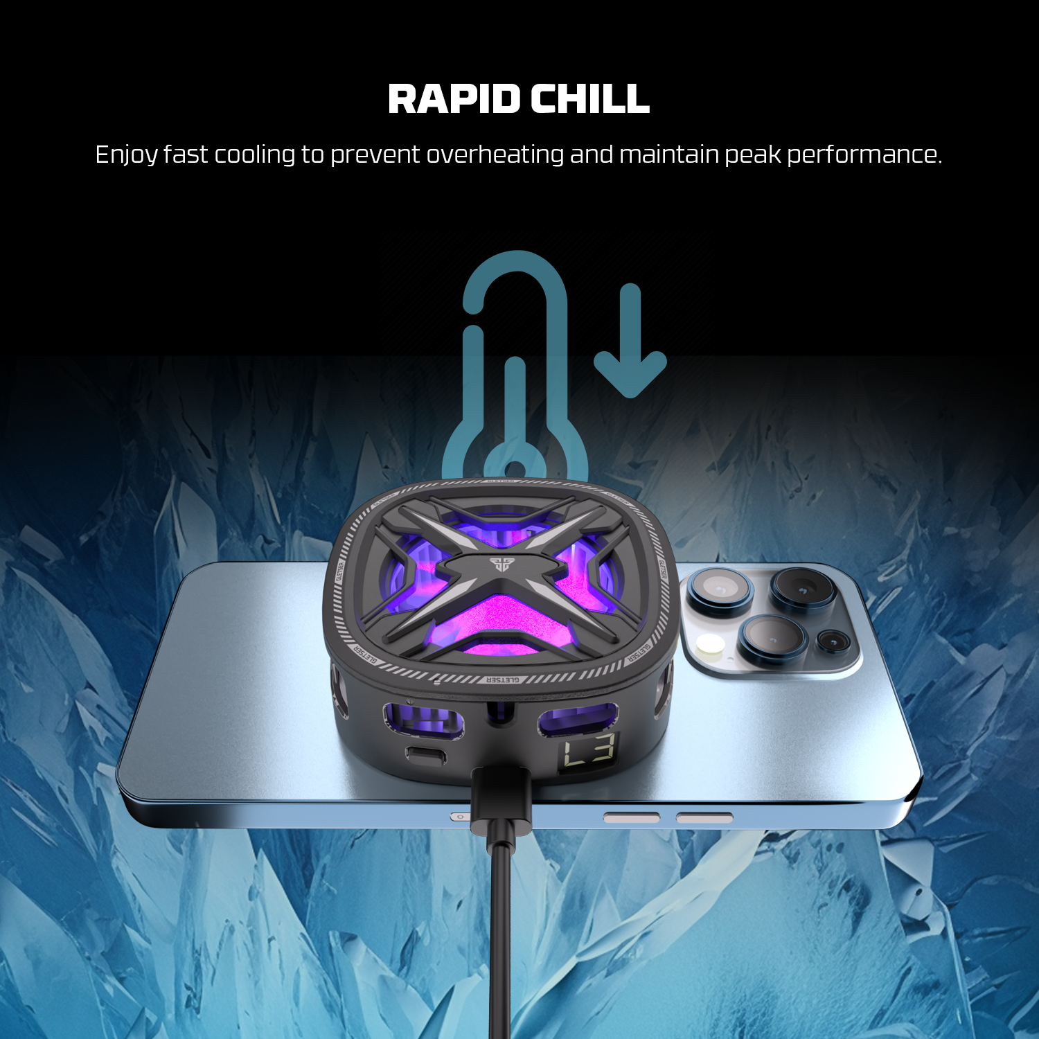 Fantech Gletser Max PCM10 Phone Cooler Mobile Essentials