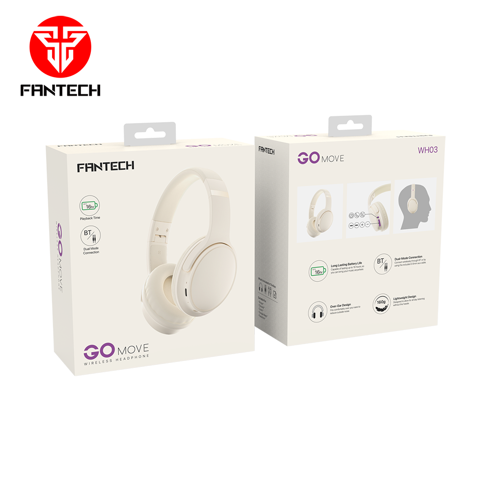 Fantech GO MOVE WIRELESS HEADPHONE WH03 BT2 Audio