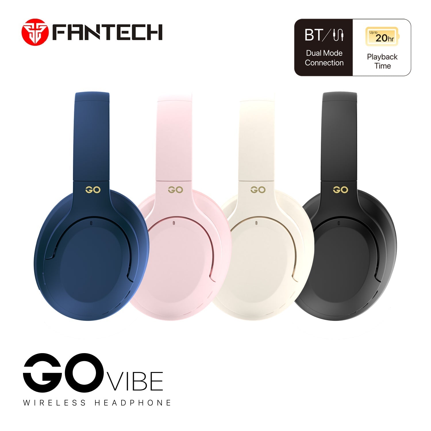 Fantech Go Vibe WH05 Wireless Headphone Audio