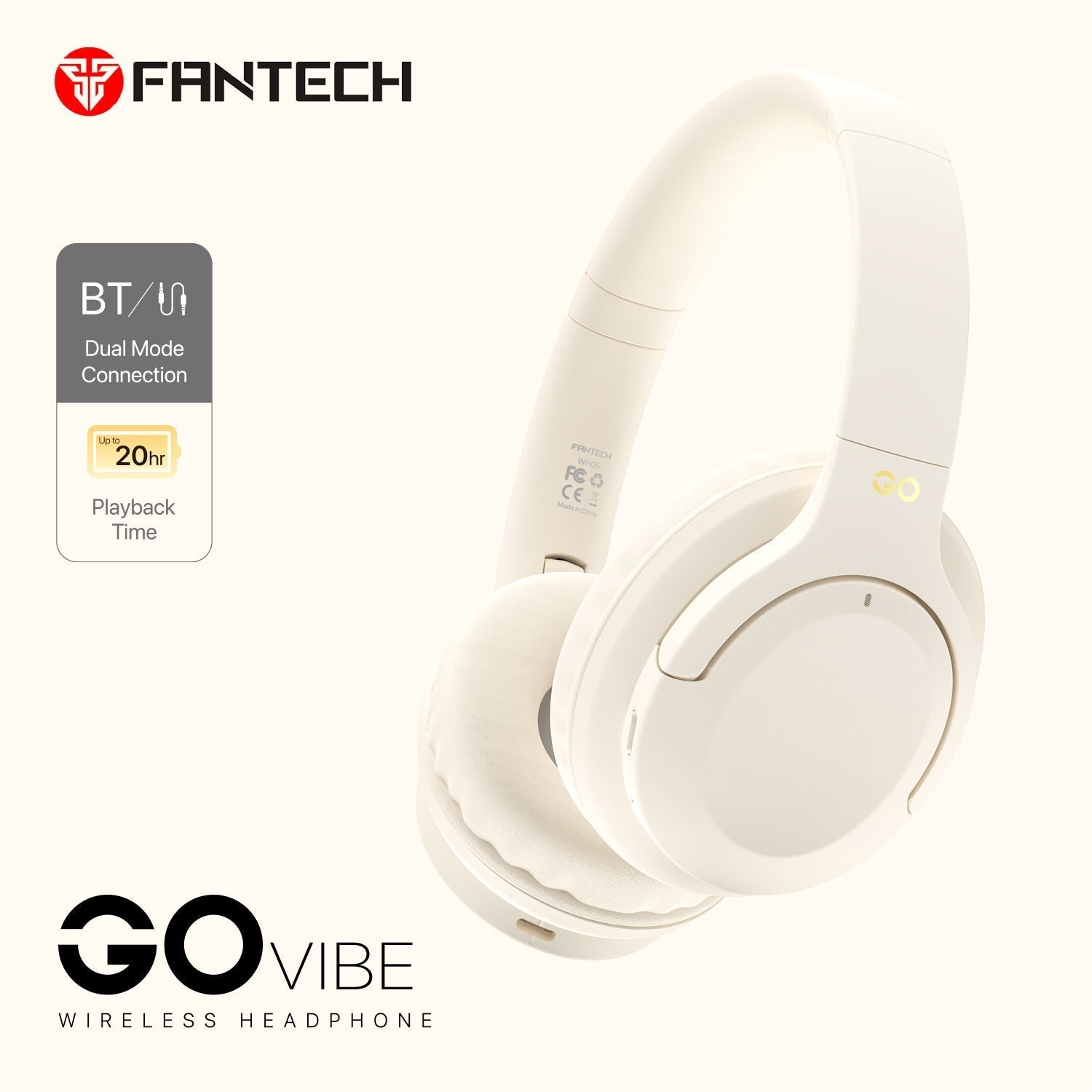 Fantech Go Vibe WH05 Wireless Headphone Audio