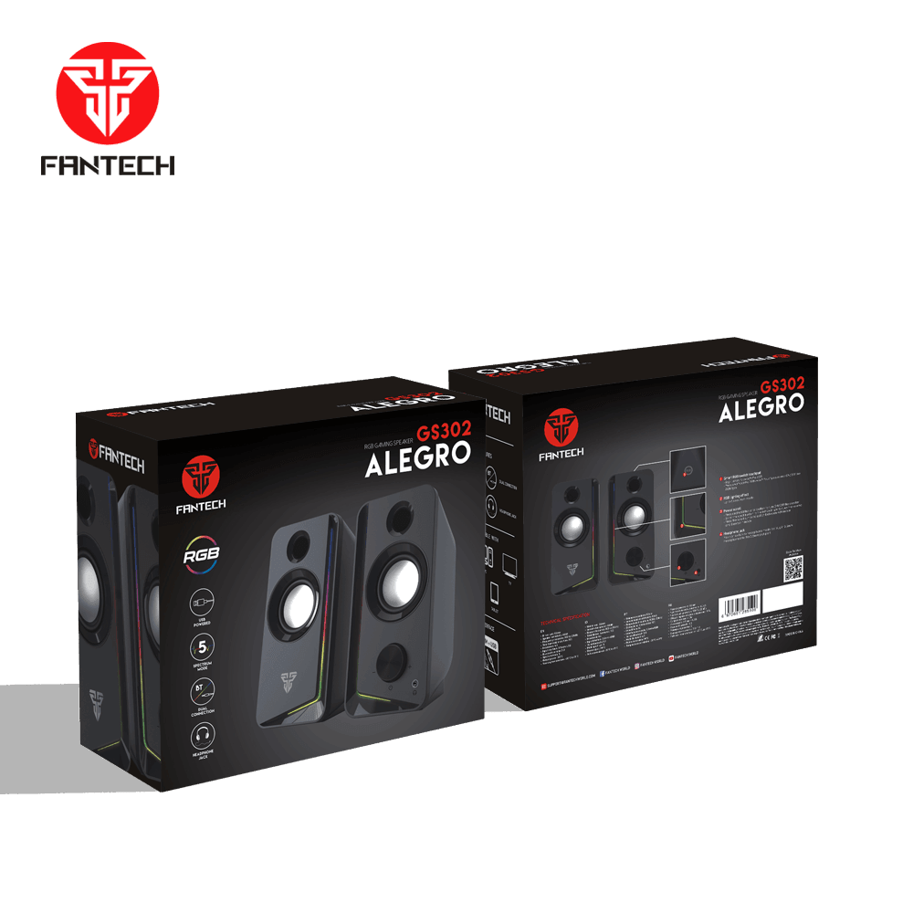 FANTECH GS302 ALEGRO RGB GAMING SPEAKER Audio