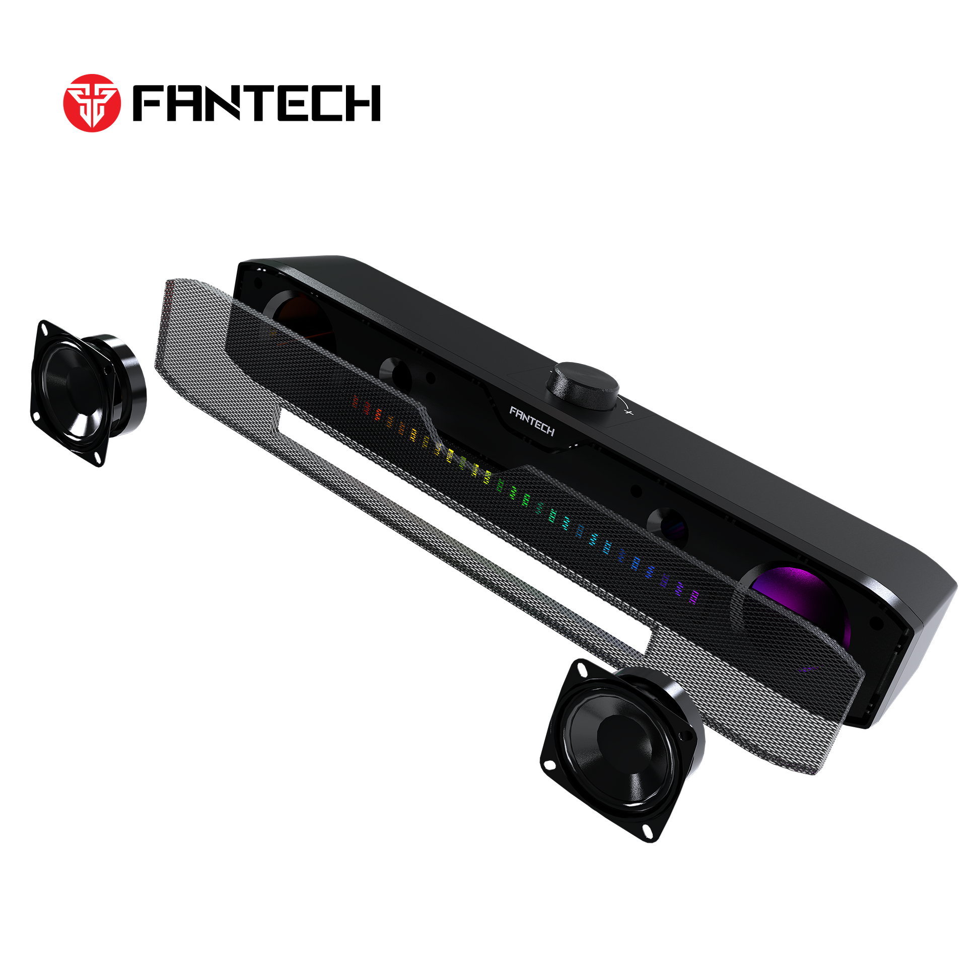 FANTECH GS303 GROOVE BAR DUAL MODE RGB LIGHTING GAMING SPEAKER Speakers