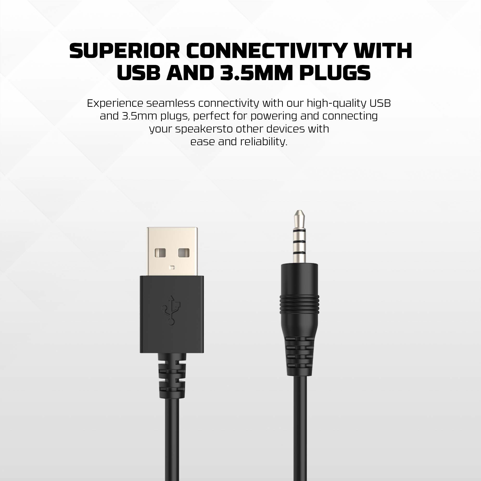 Fantech GS305 Bluetooth 5.3 Soundbar Dual mode RGB Lighting Gaming Speaker Audio