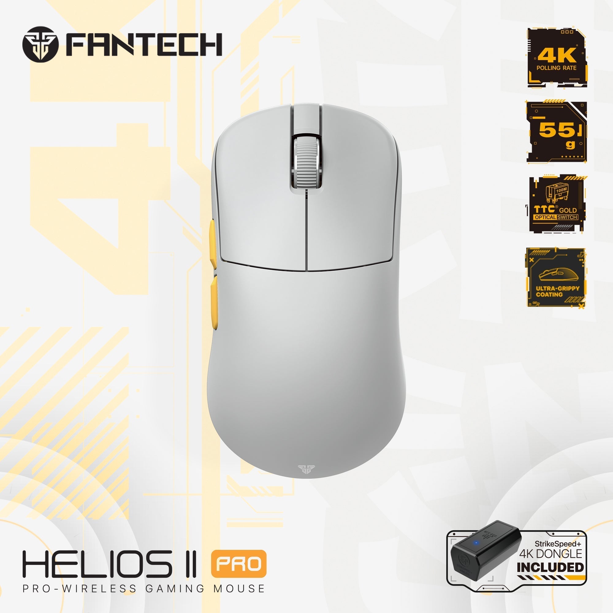 Fantech HELIOS II VD3V3 PRO 4K Wireless Mouse