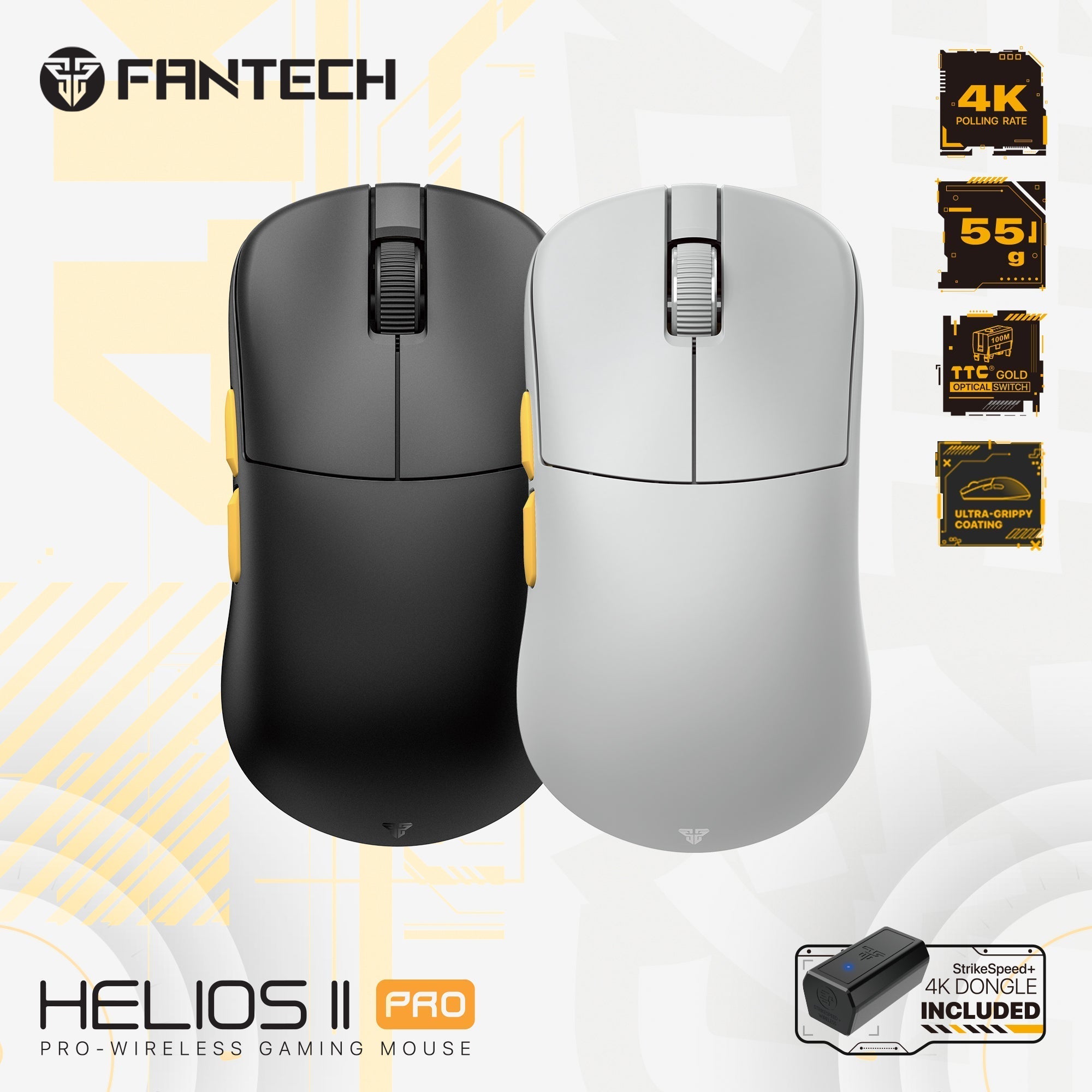 Fantech HELIOS II VD3V3 PRO 4K Wireless Mouse