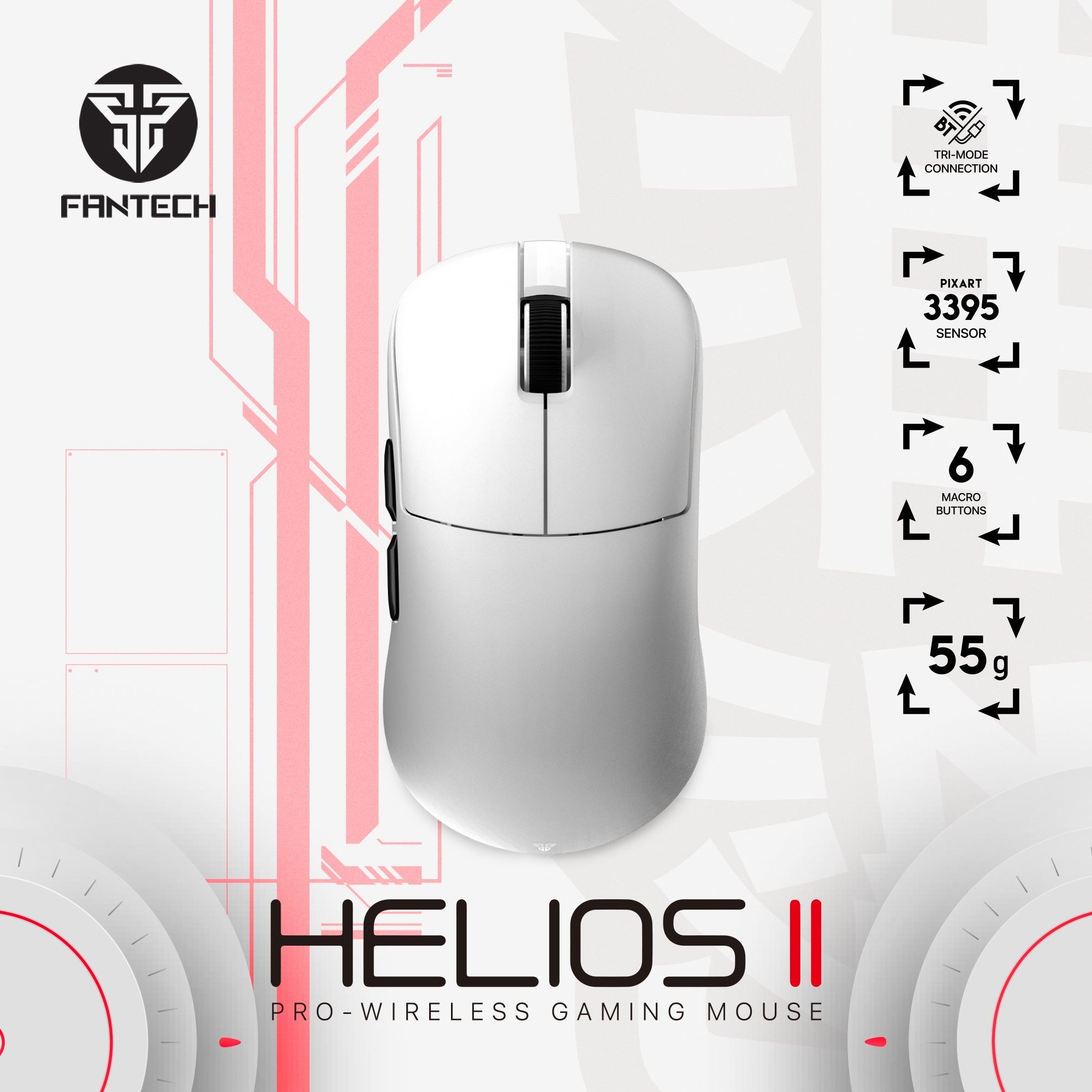 Fantech Helios II XD3 V3 Gaming Mouse Mouse