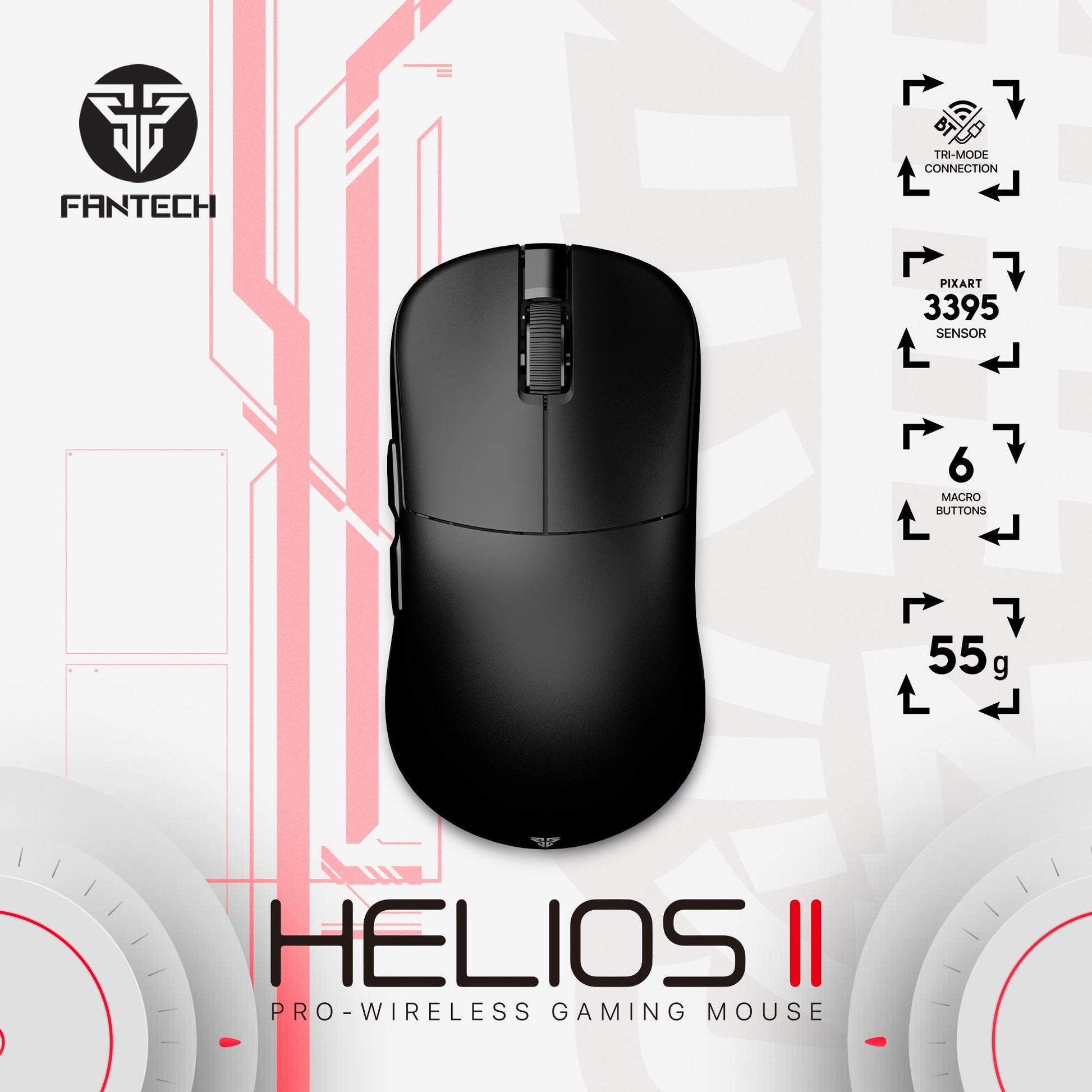 Fantech Helios II XD3 V3 Gaming Mouse Mouse