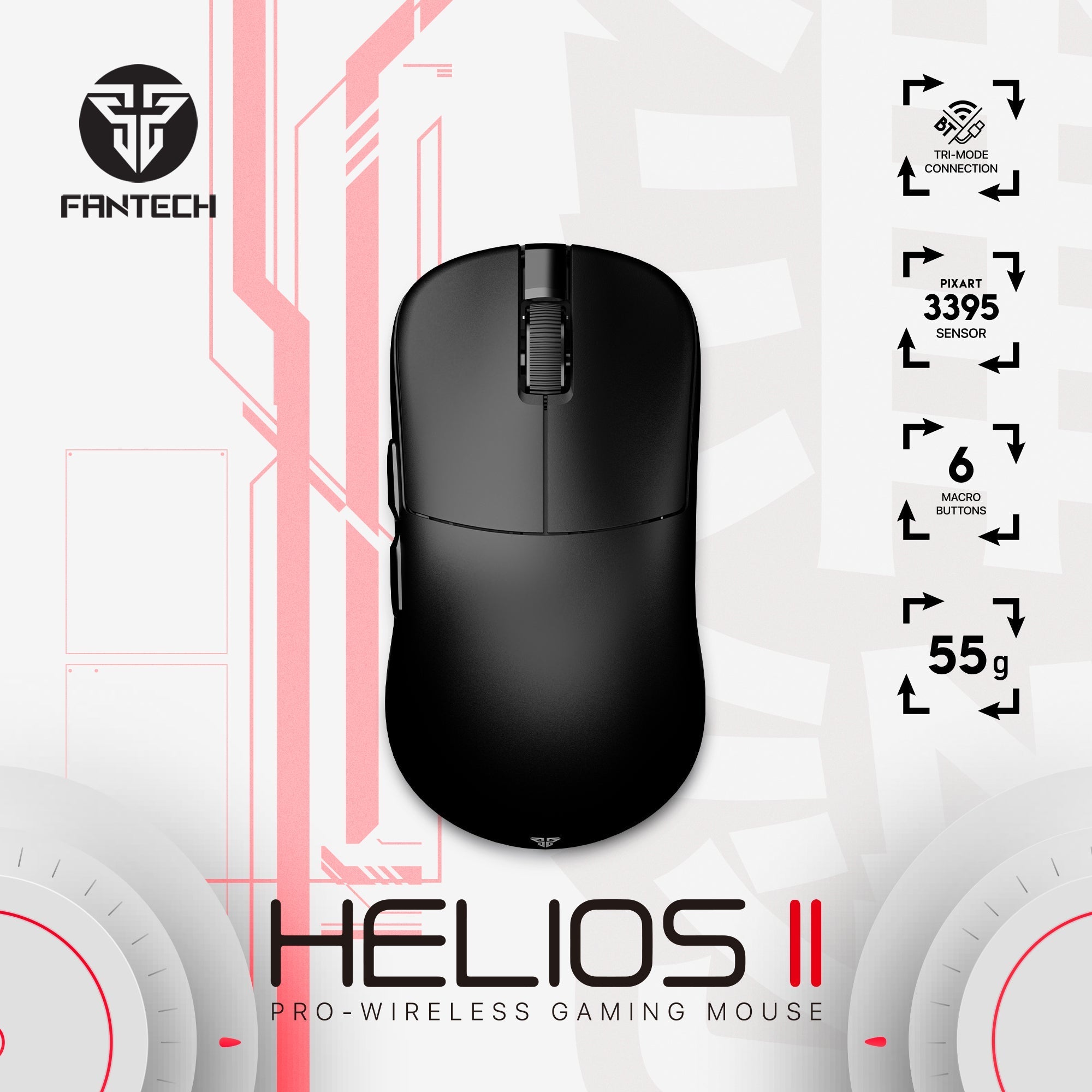 Fantech Helios II XD3 V3 Gaming Mouse Mouse