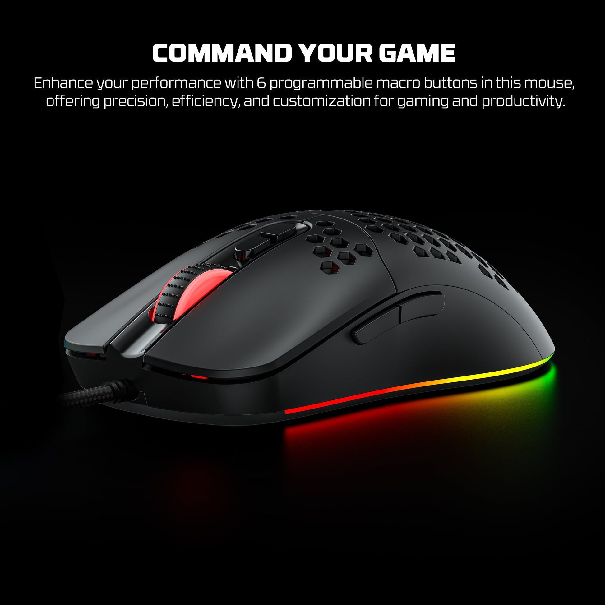 Fantech Hero X18 Gaming Mouse Rgb Black - Mouse