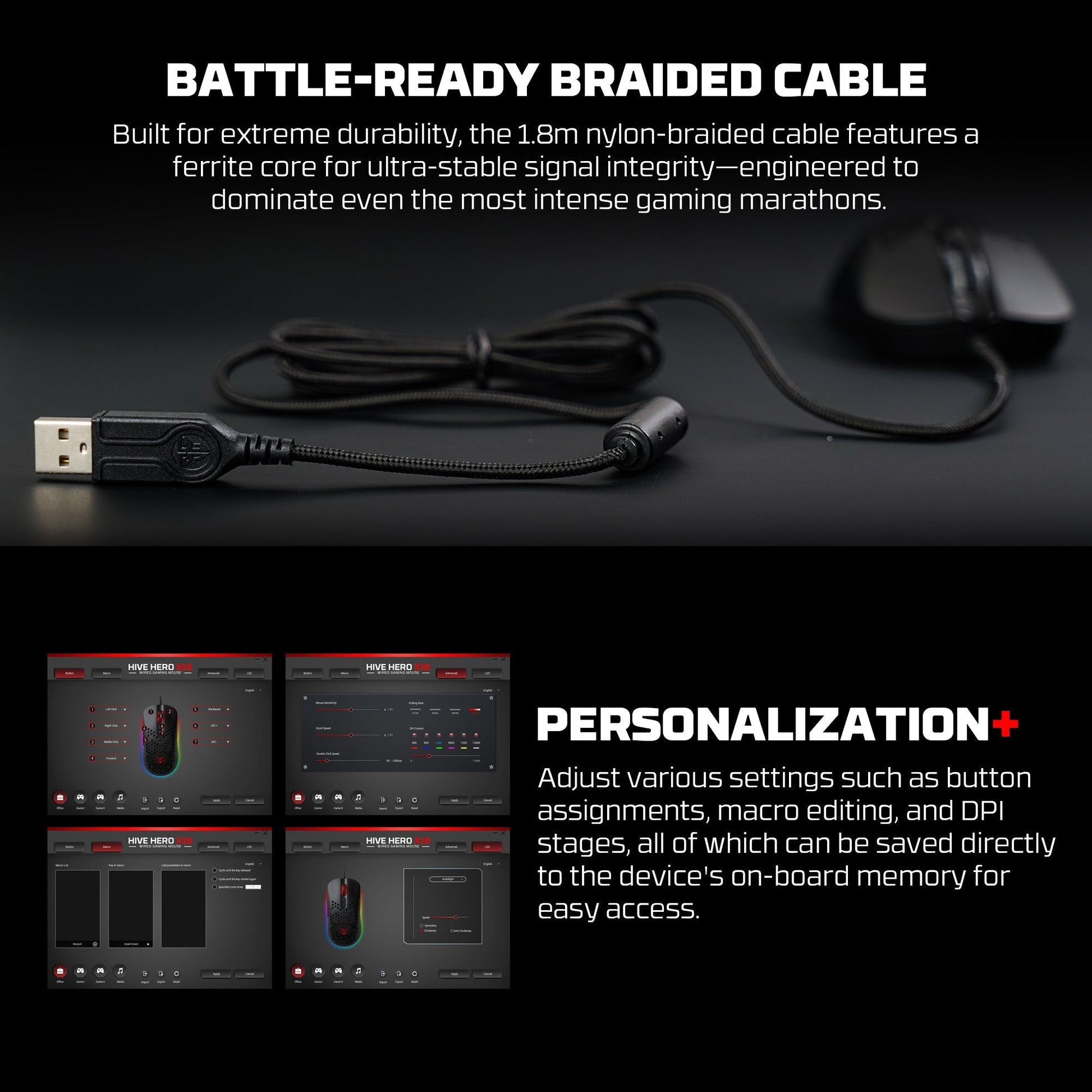 Fantech Hero X18 Gaming Mouse Rgb White - Mouse