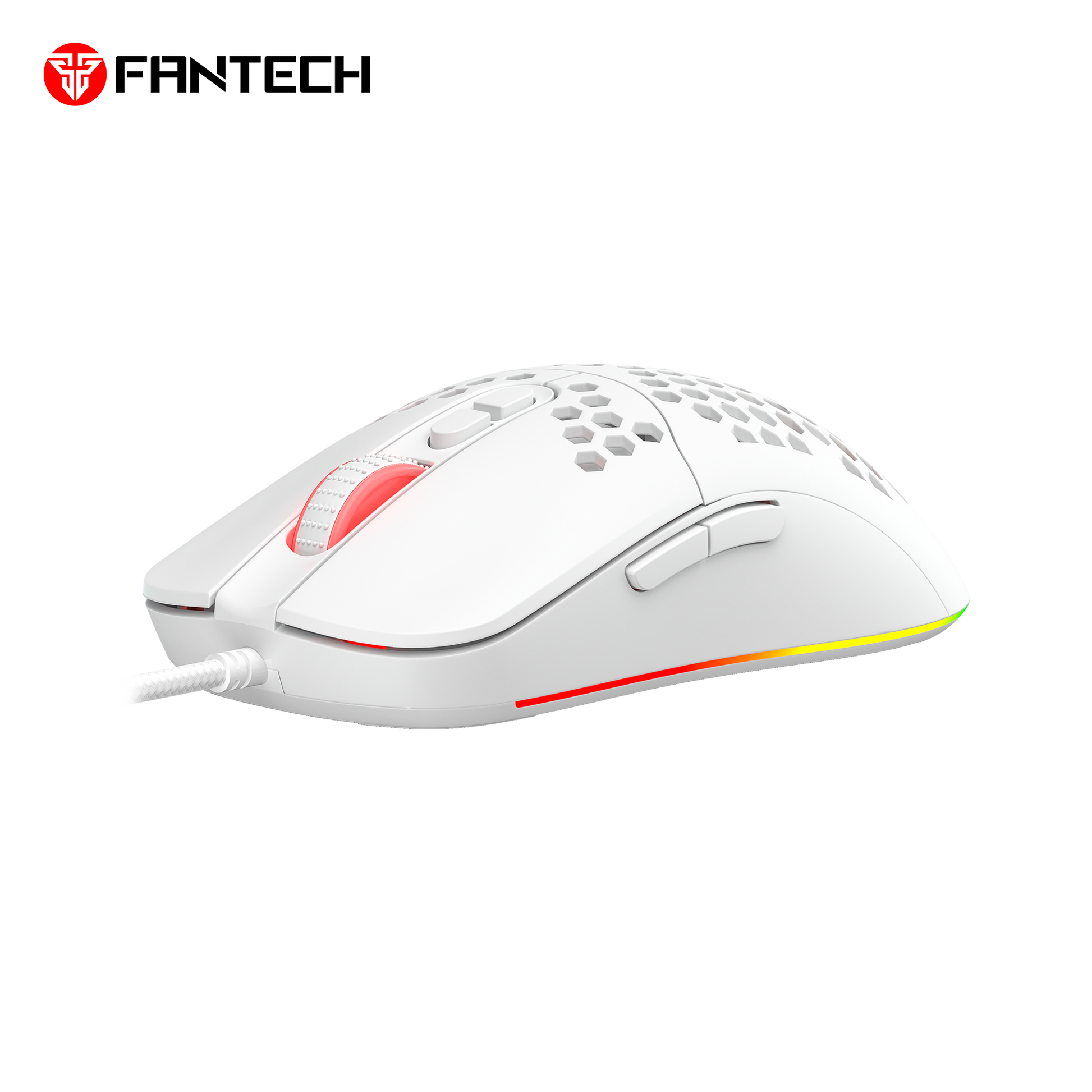 Fantech Hero X18 Gaming Mouse Rgb White - Mouse