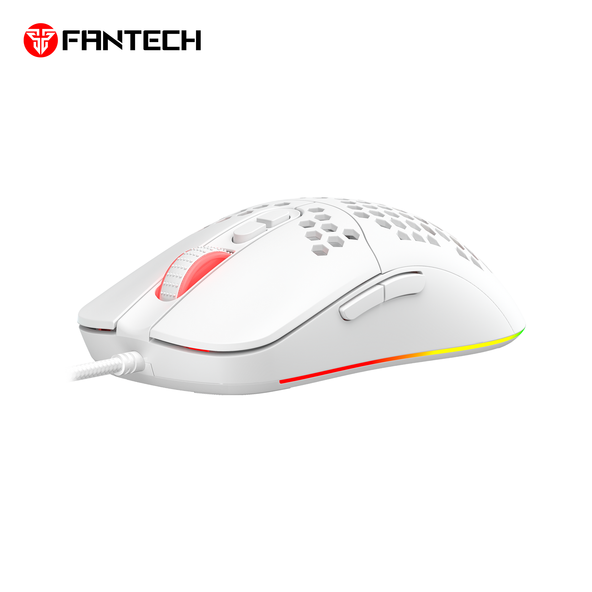 Fantech Hero X18 Gaming Mouse Rgb White - Mouse