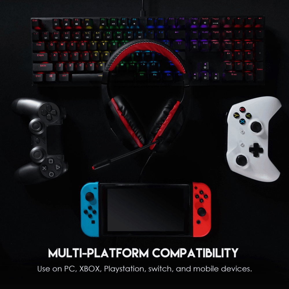 Fantech HQ54 Mars II Gaming Headset Headphones with Noise Cancelling Mic Audio