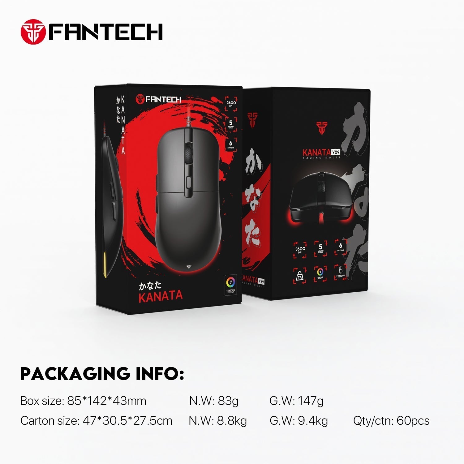 Fantech Kanata VX9 Gaming Mouse New Arrivals