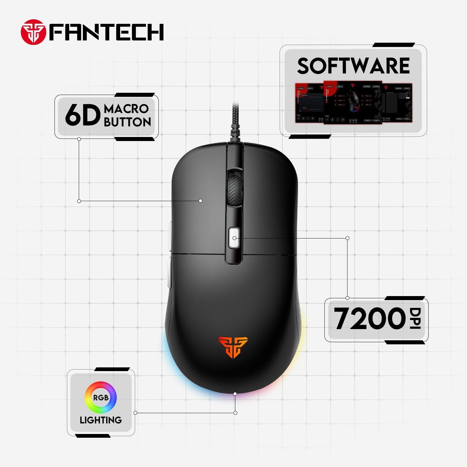 Fantech Kanata VX9S Gaming Mouse Mouse