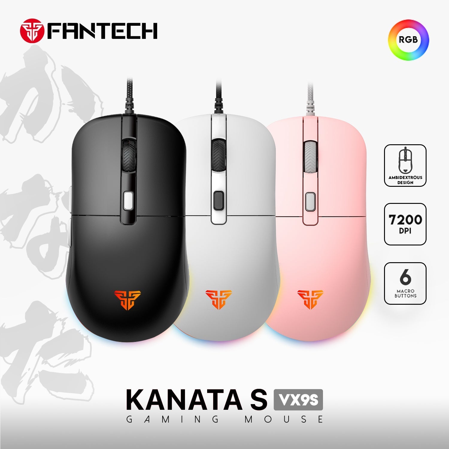 Fantech Kanata VX9S Gaming Mouse Mouse