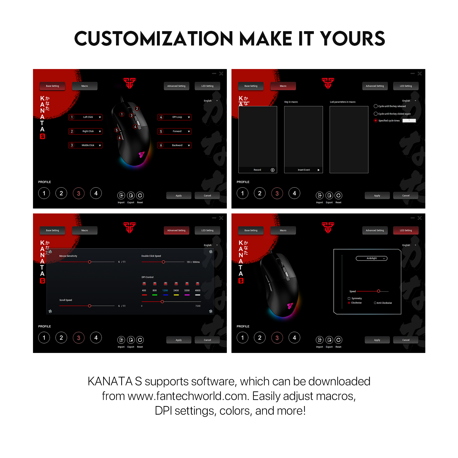 Fantech Kanata VX9S Gaming Mouse Mouse
