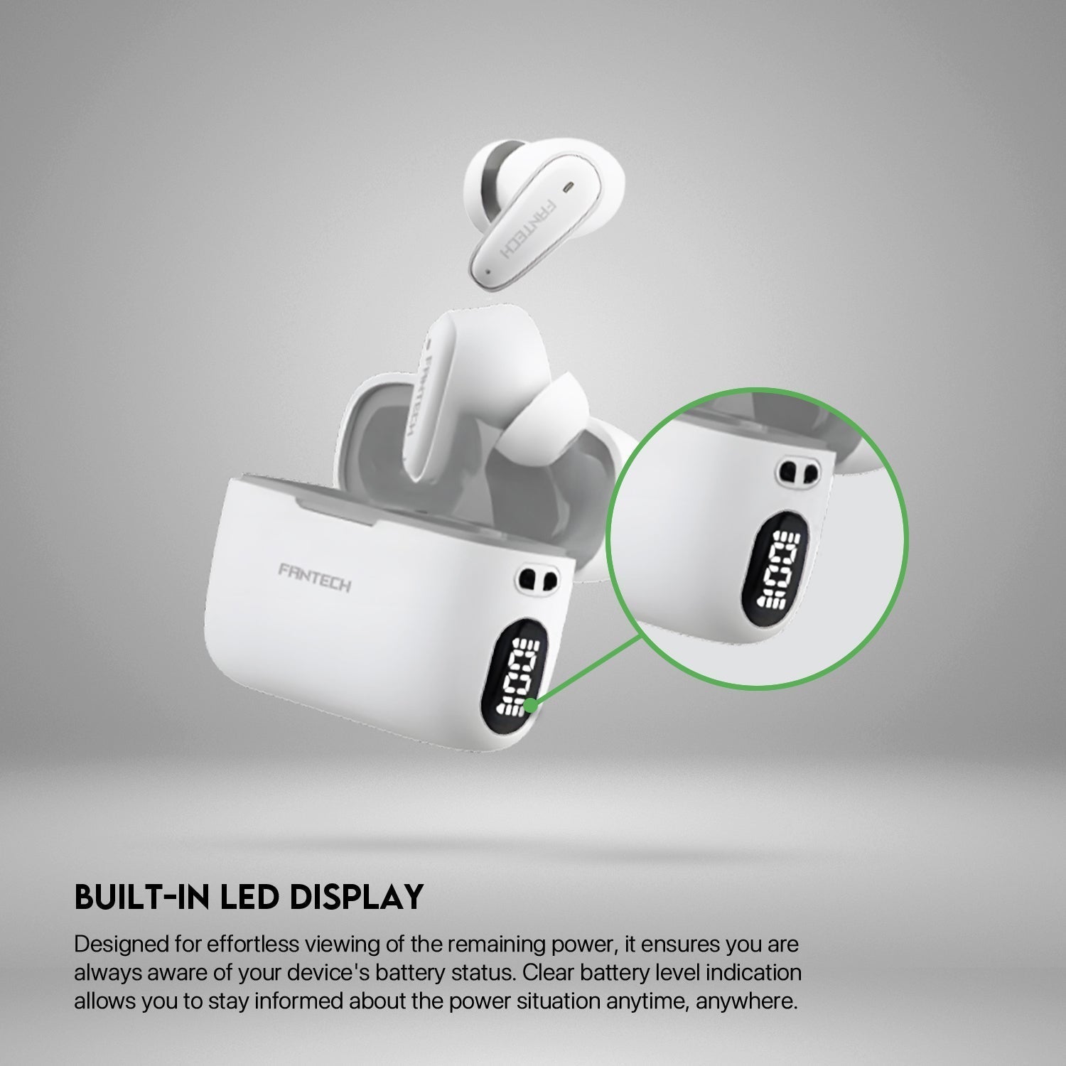 Fantech Life Wave 13 True Wireless TWS Earphone Bluetooth 5.3 Earbuds Audio