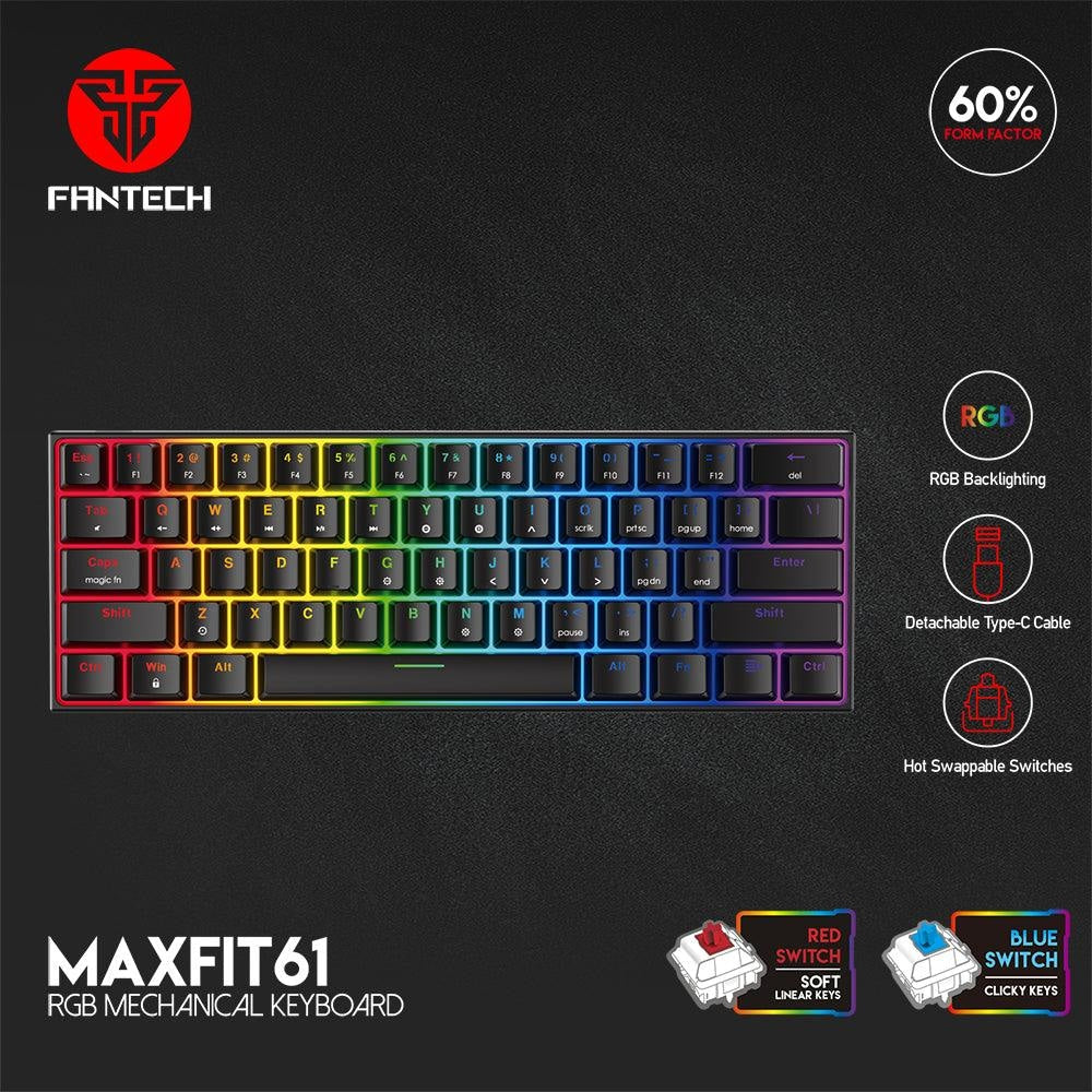 FANTECH MAXFIT61 MK857 RGB SPACE EDITION MECHANICAL KEYBOARD Keyboard