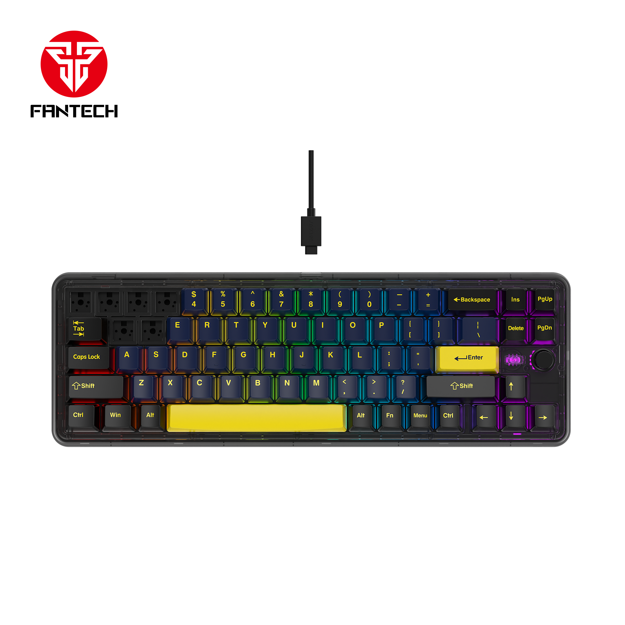 Fantech Maxfit70 MK911 Vibe Edition LONDON TOUR Mechanical Gaming Keyboard