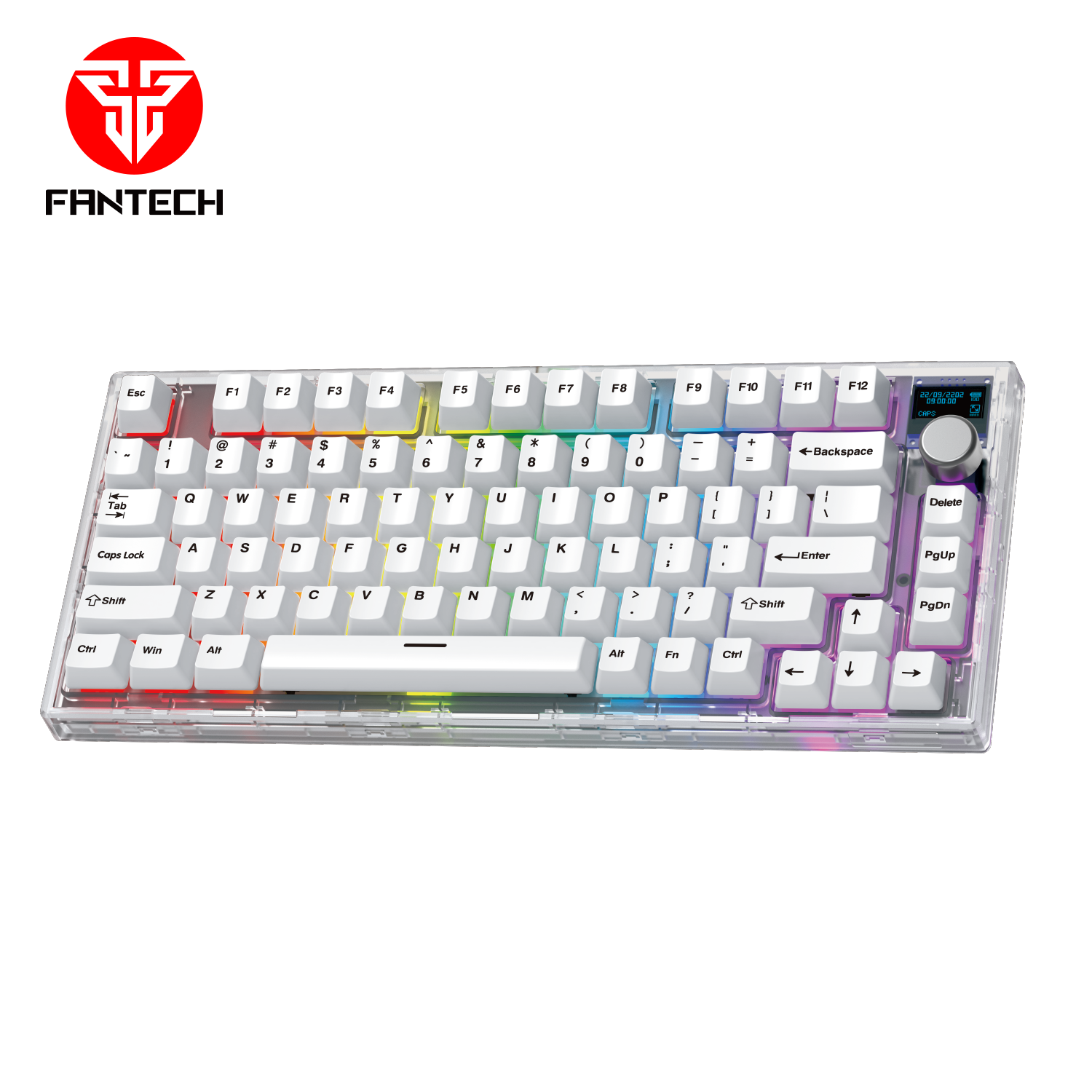 Fantech Maxfit81 MK910 PBT Frost Wireless Modular Mechanical Gaming Keyboard