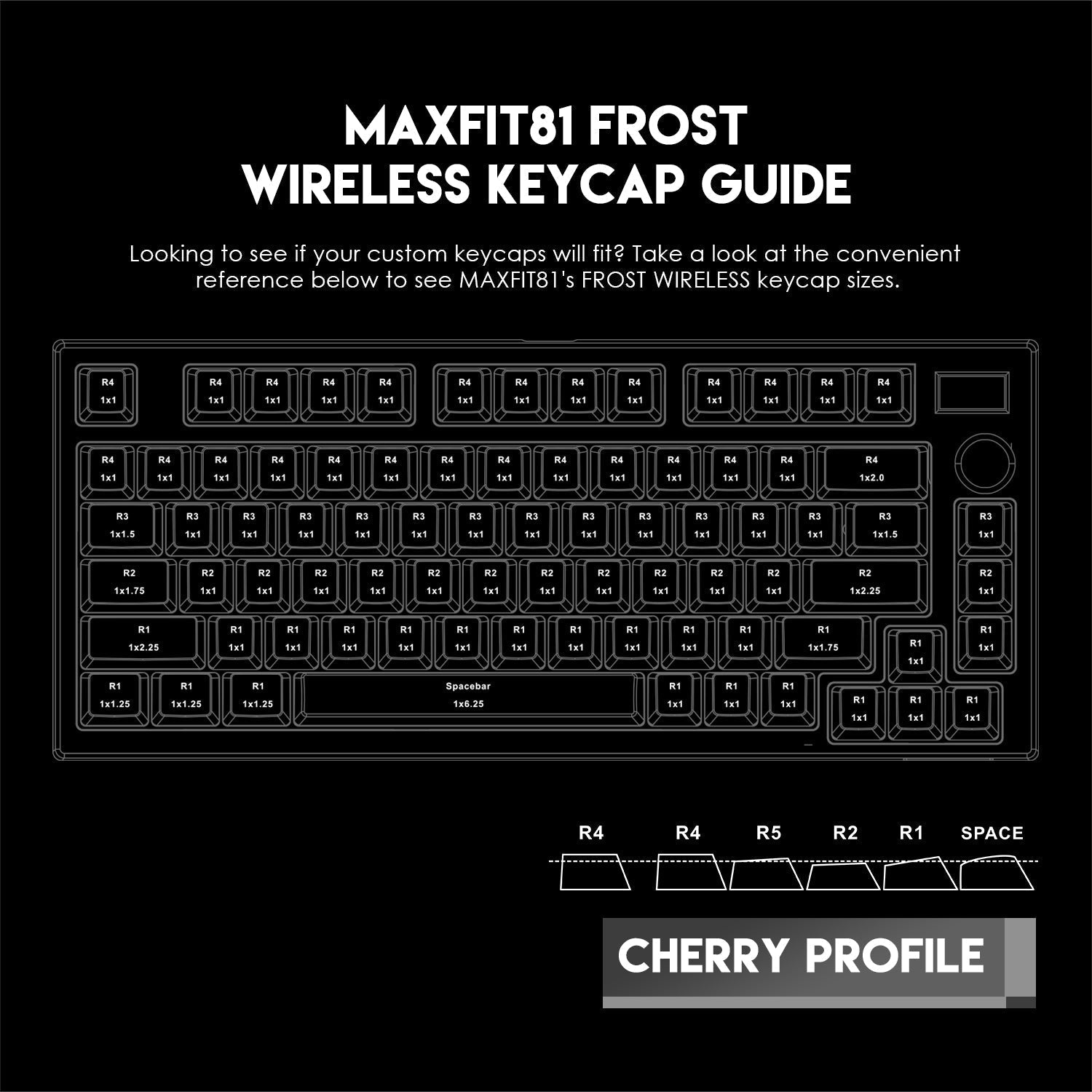 Fantech Maxfit81 MK910 PBT Frost Wireless Modular Mechanical Gaming Keyboard