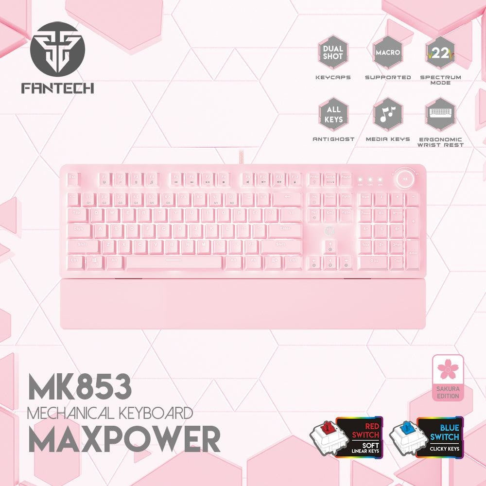FANTECH MAXPOWER MK853 MECHANICAL KEYBOARD SAKURA Keyboard
