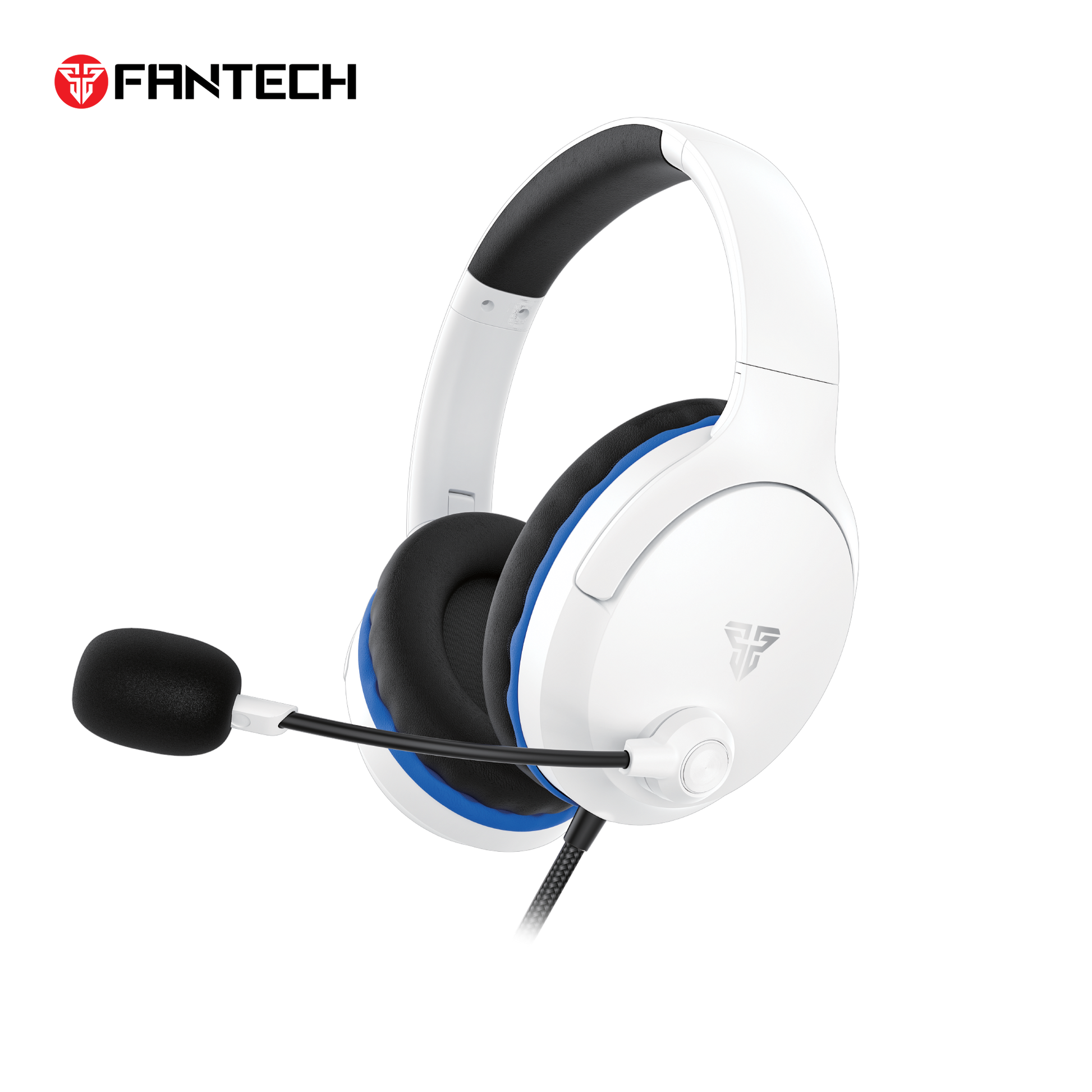 FANTECH MH89 VALOR II Multi Platform Gaming Headset White Headset 3.5