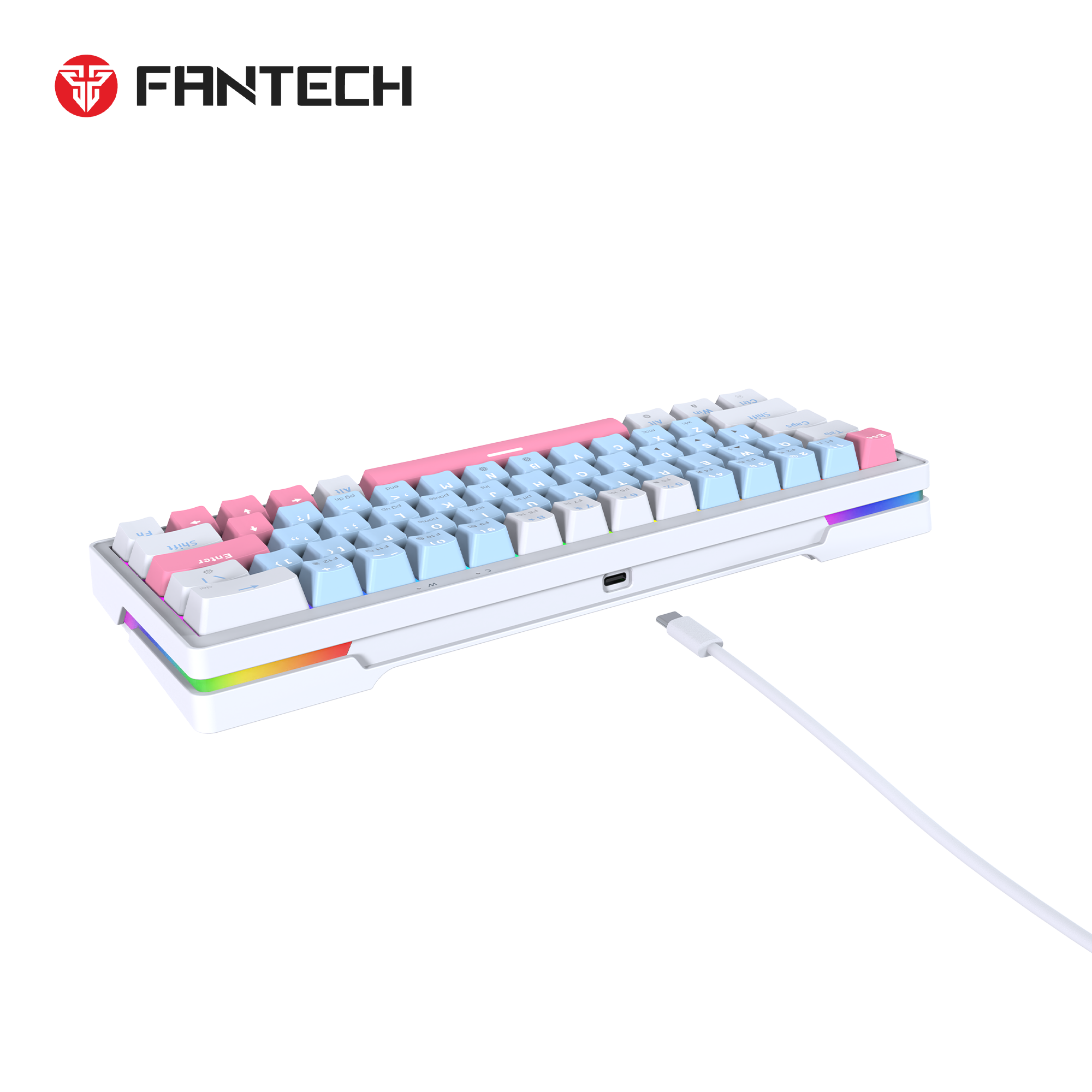 Fantech Mk611 Atom X63 Ame Edition - Blue - Keyboard